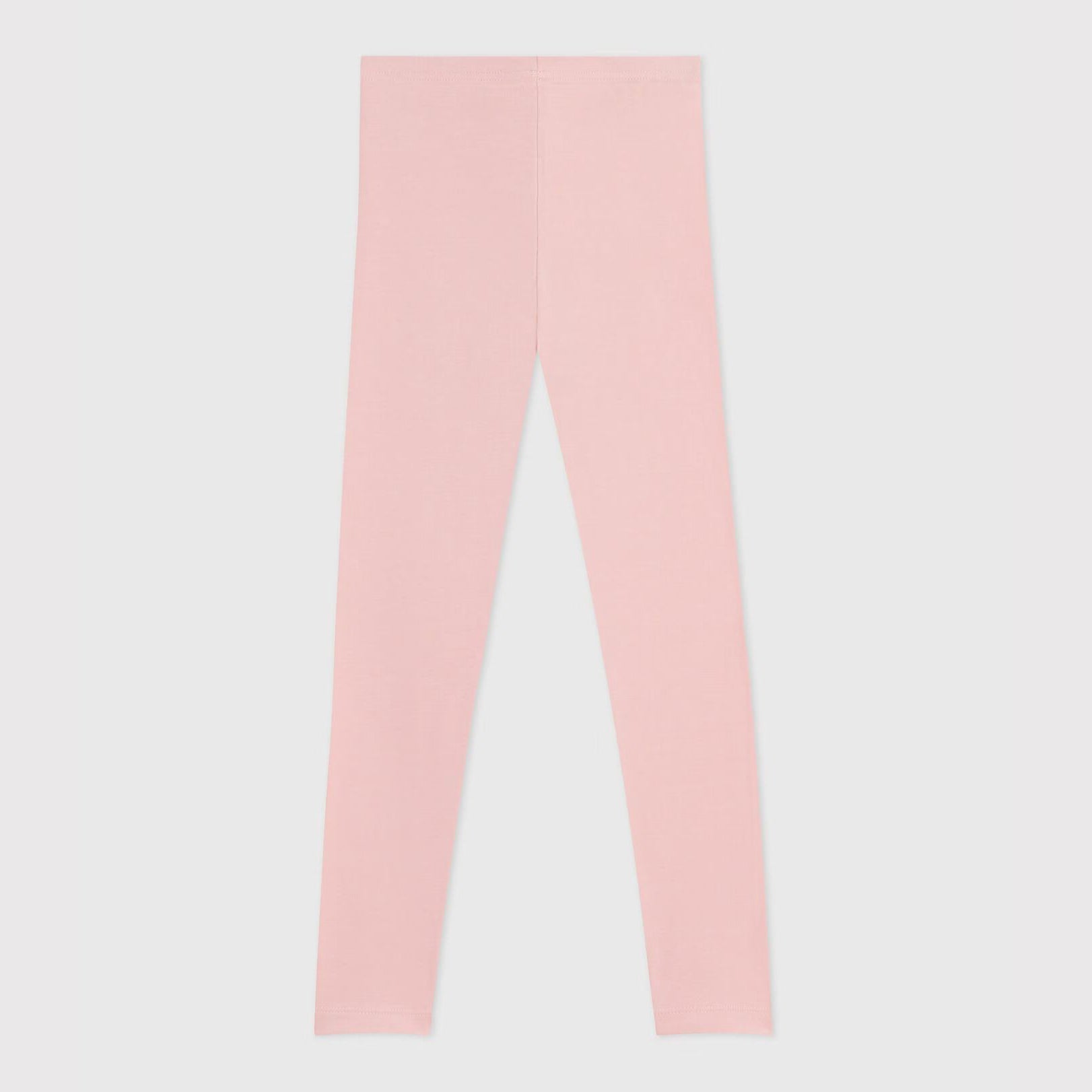Girls Pink Cotton Leggings