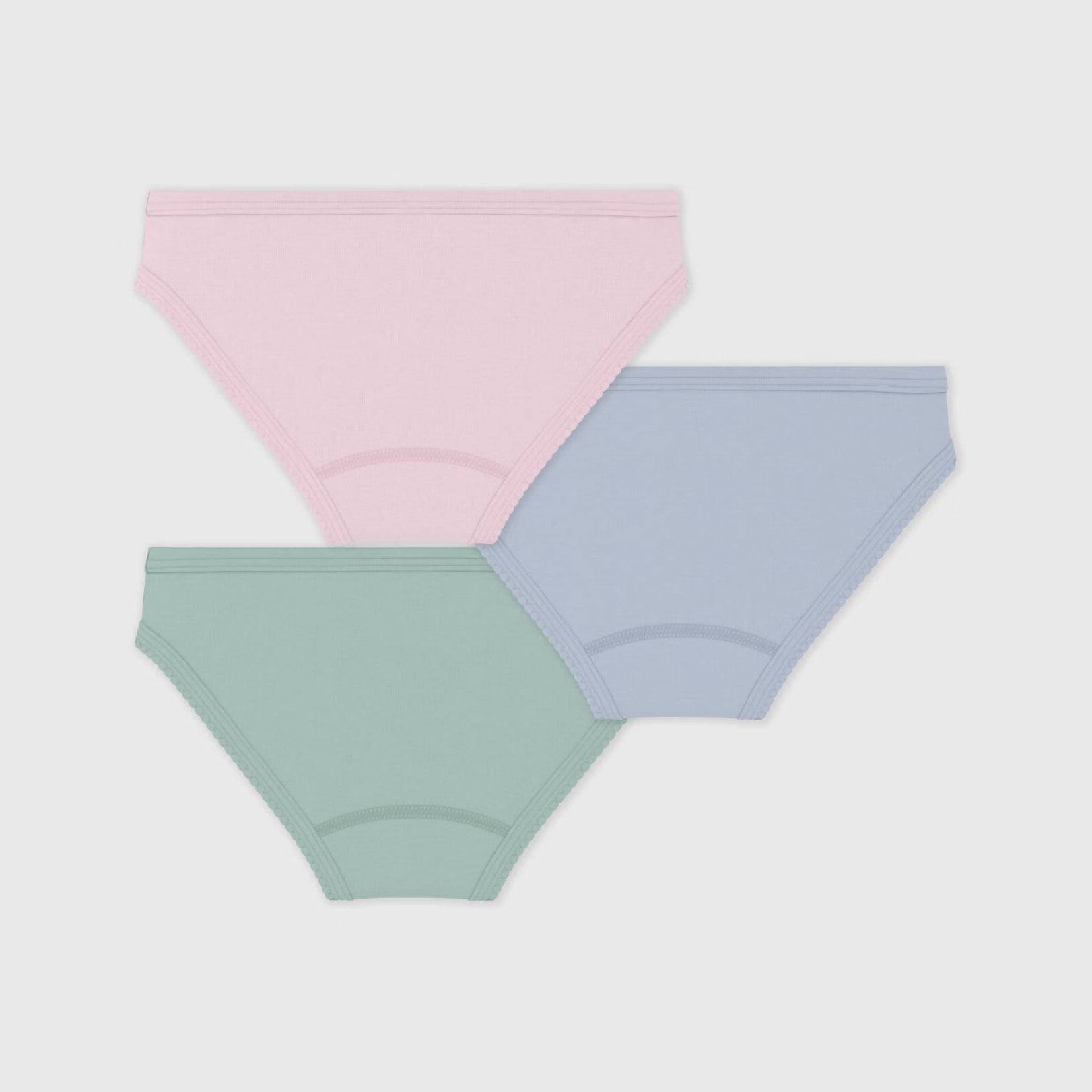 Girls Multicolor Cotton Underwear Set(3 Pack)