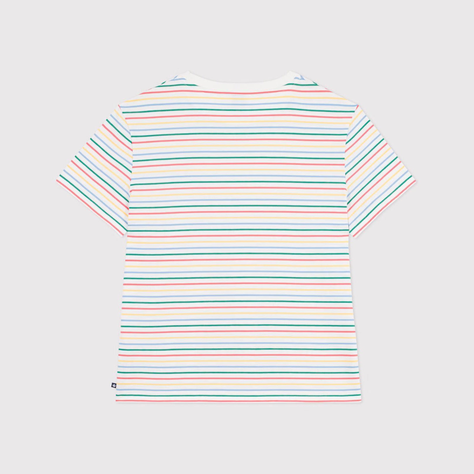 Women Multicolor Stripes Cotton T-Shirt