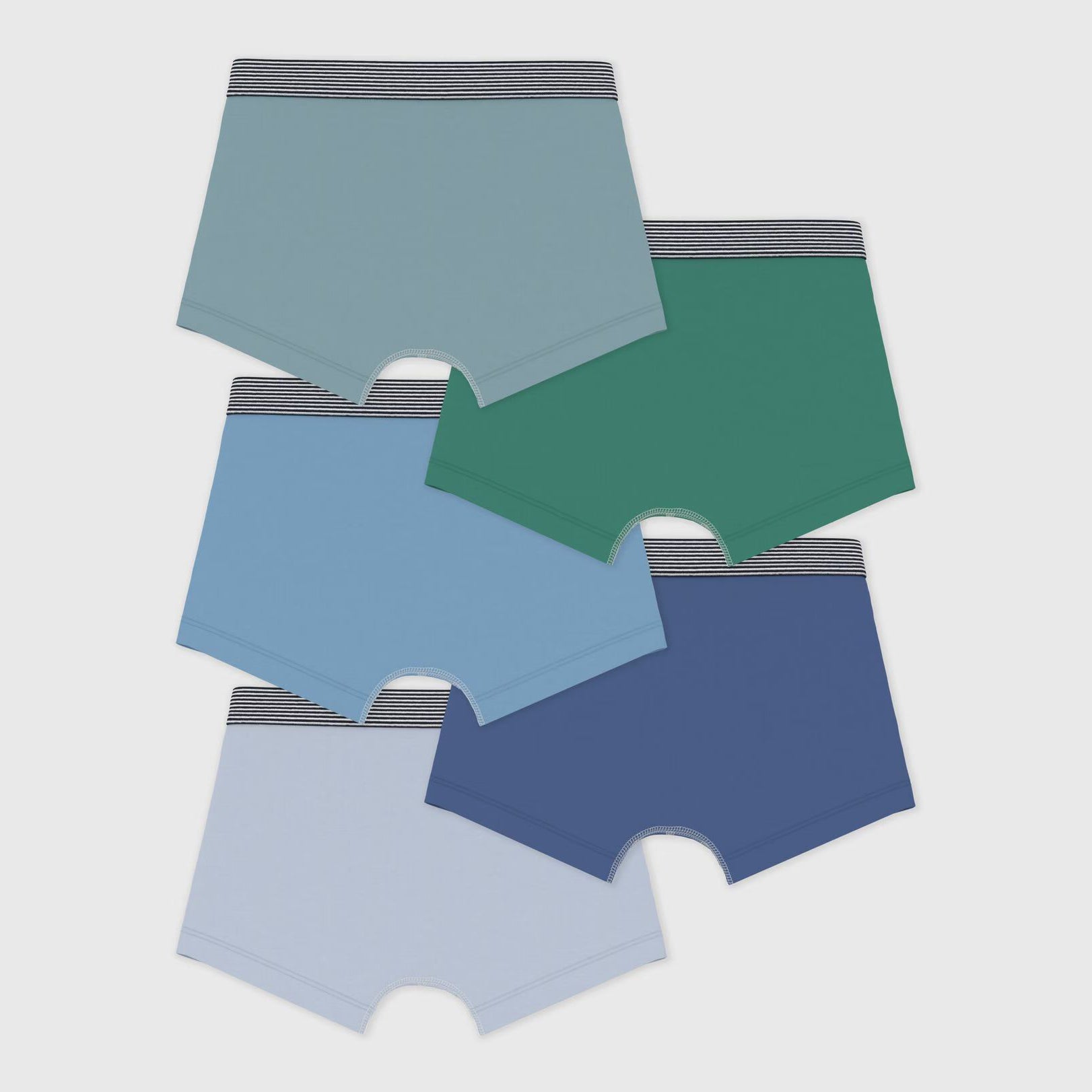 Boys Multicolor Cotton Underwear Set(5 Pack)