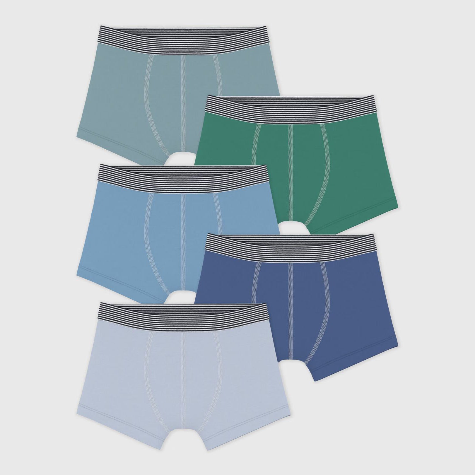 Boys Multicolor Cotton Underwear Set(5 Pack)