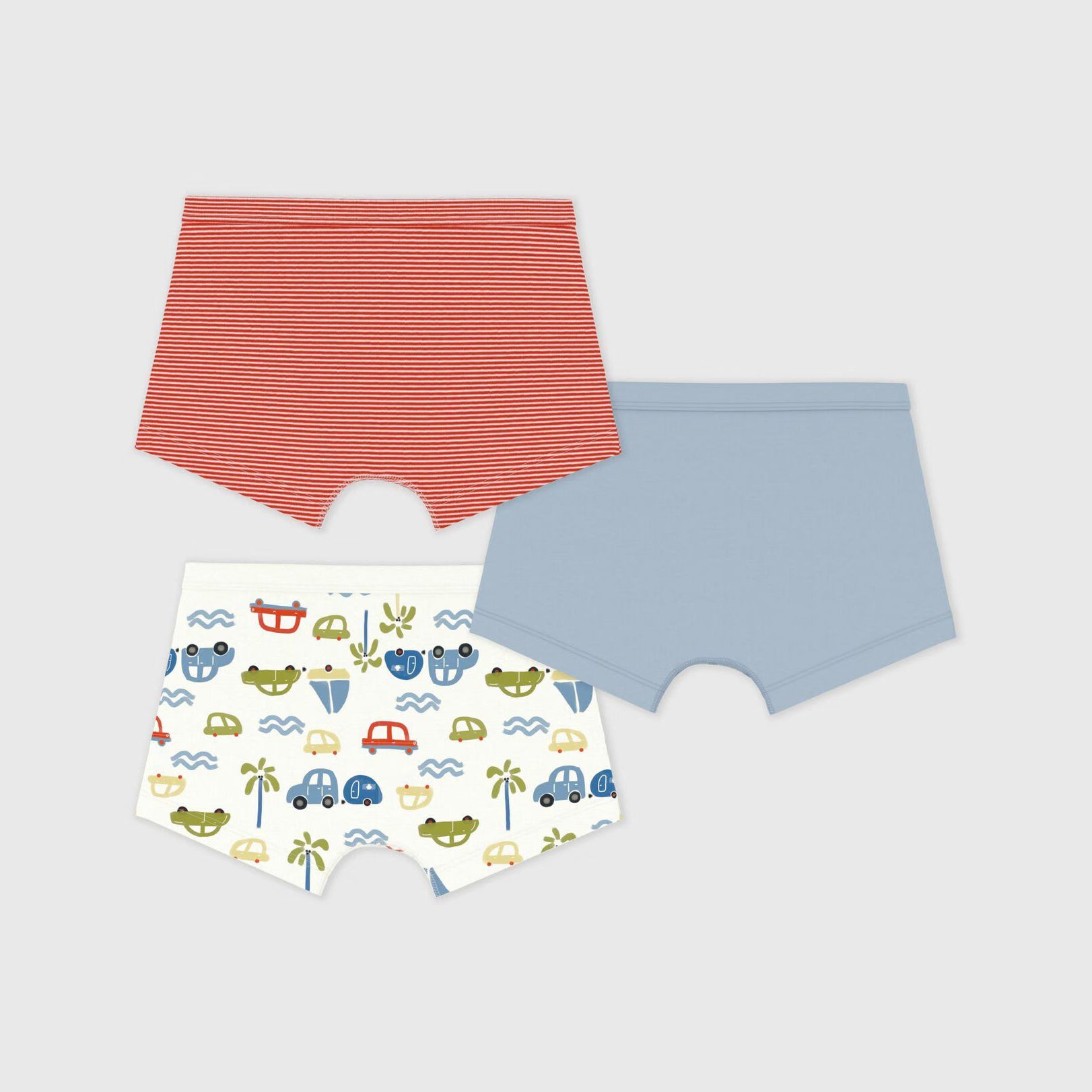 Boys Multicolor Cotton Underwear Set(3 Pack)