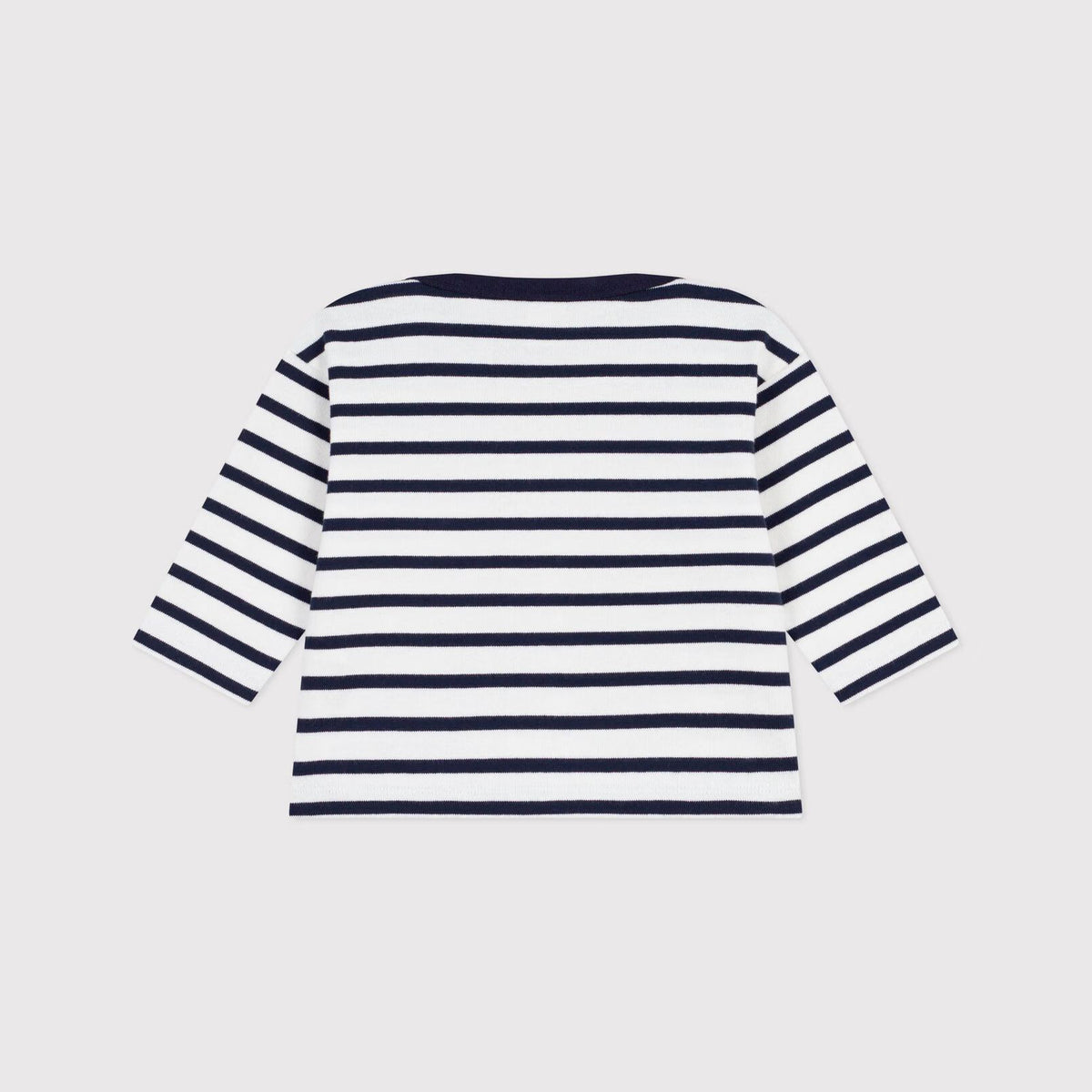 Baby Boys Blue Stripes Cotton T-Shirt