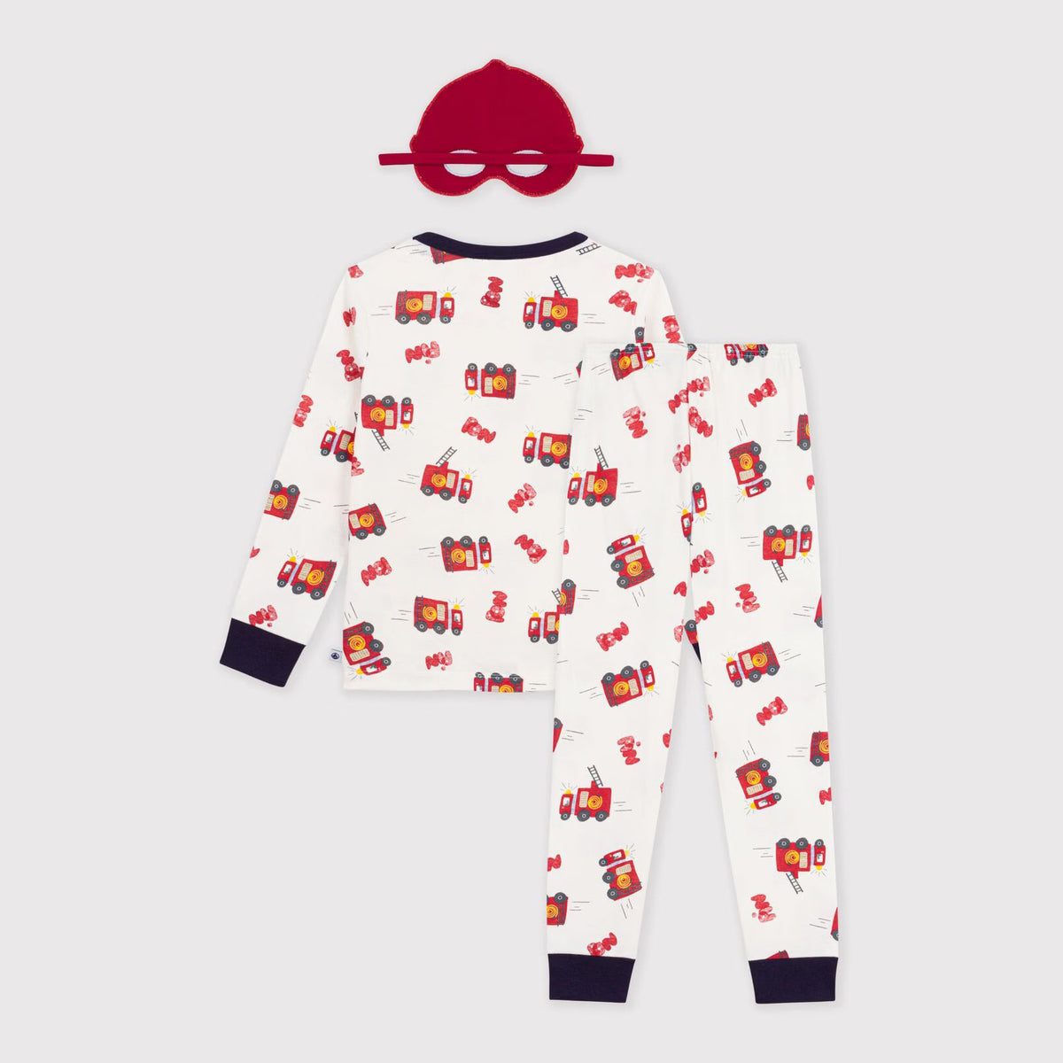 Ensemble pyjama en coton blanc imprimé pour garçon