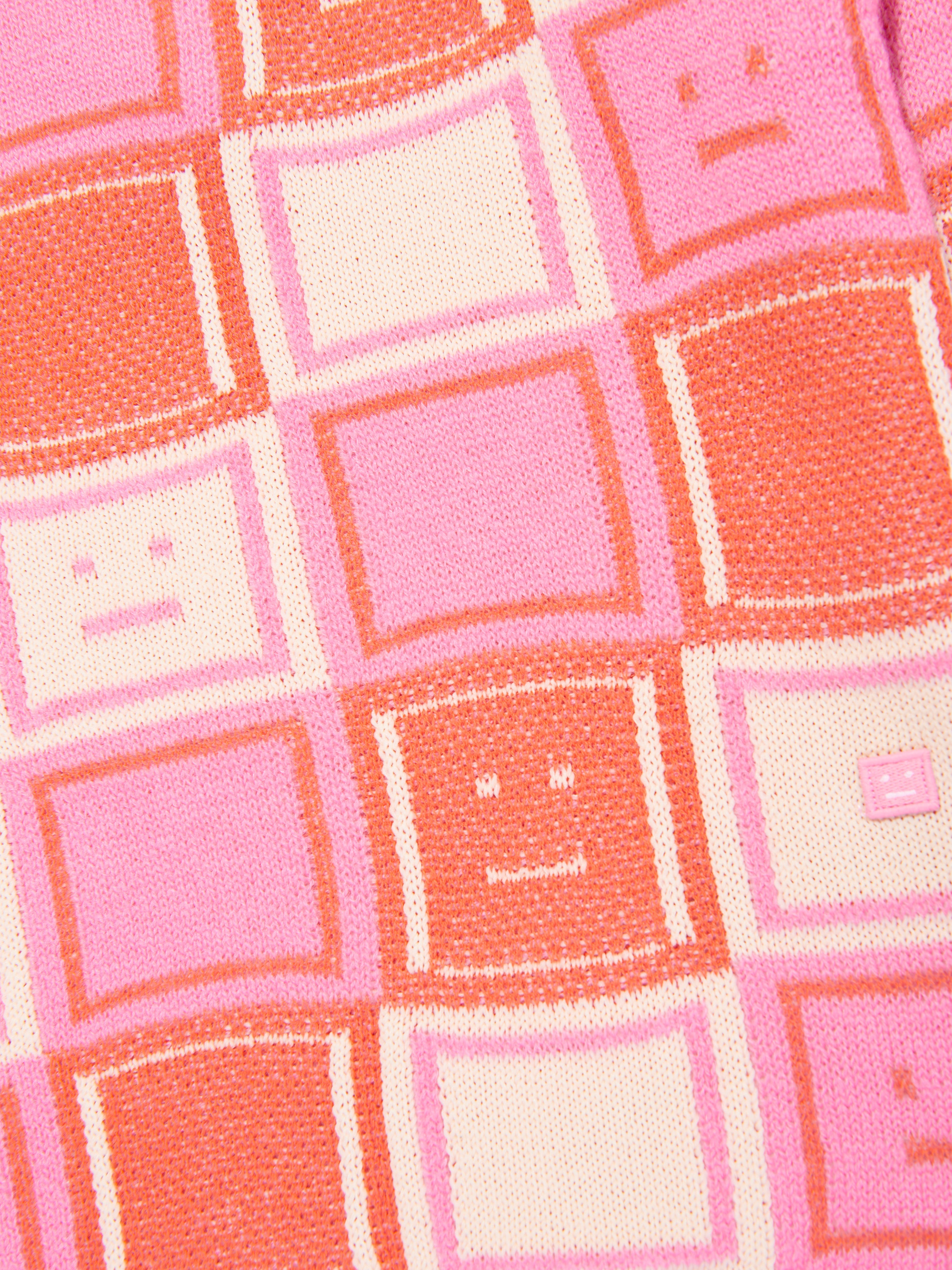 Kids Klock Wool Knitted Jumper in Pink