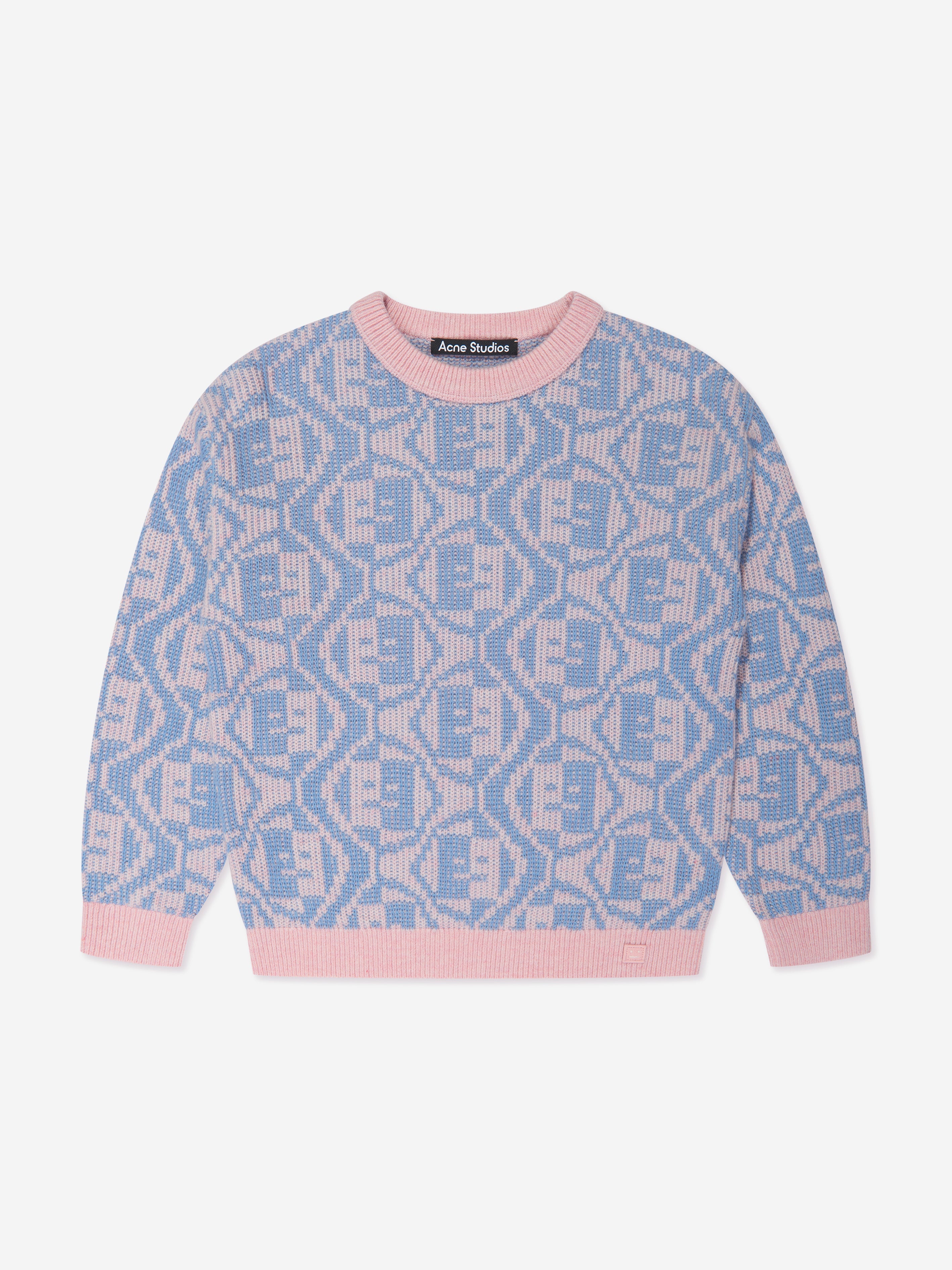 Kids Wool Face Jumper in Multicolour