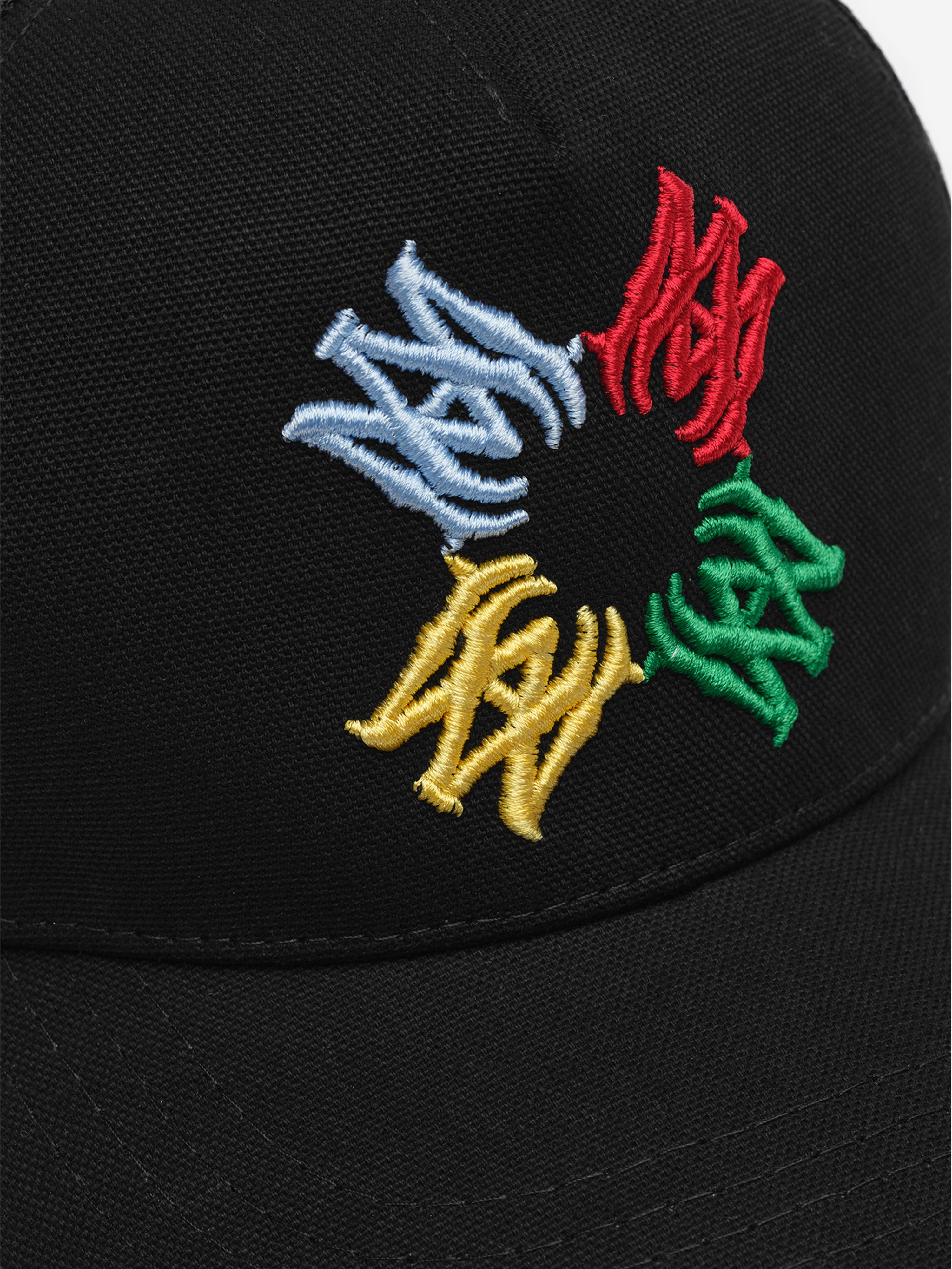 Kids Scribble MA Quad Trucker Cap in Black