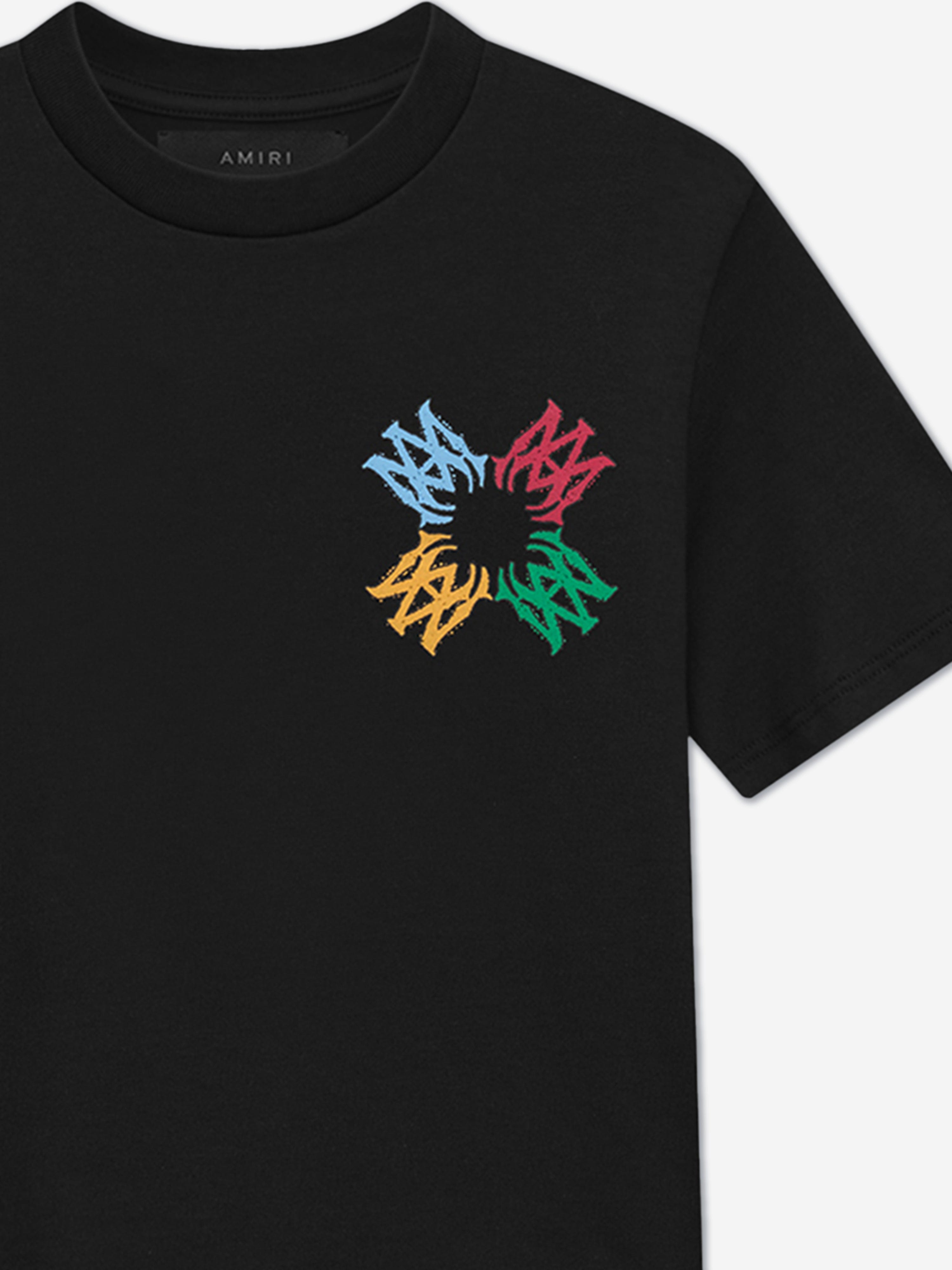 Kids MA Quad Scribble T-Shirt in Black