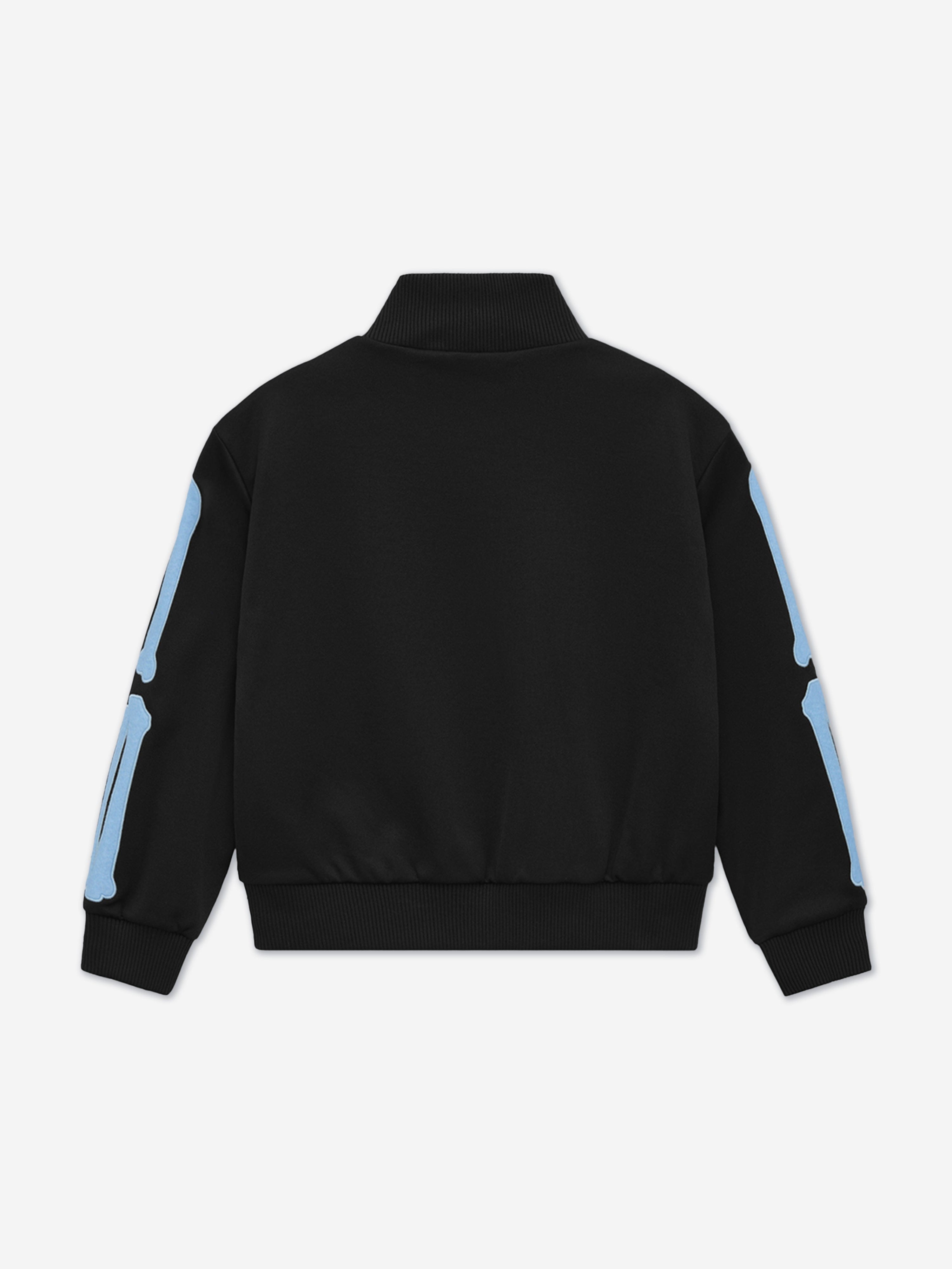 Kids Bones Track Jacket in Black