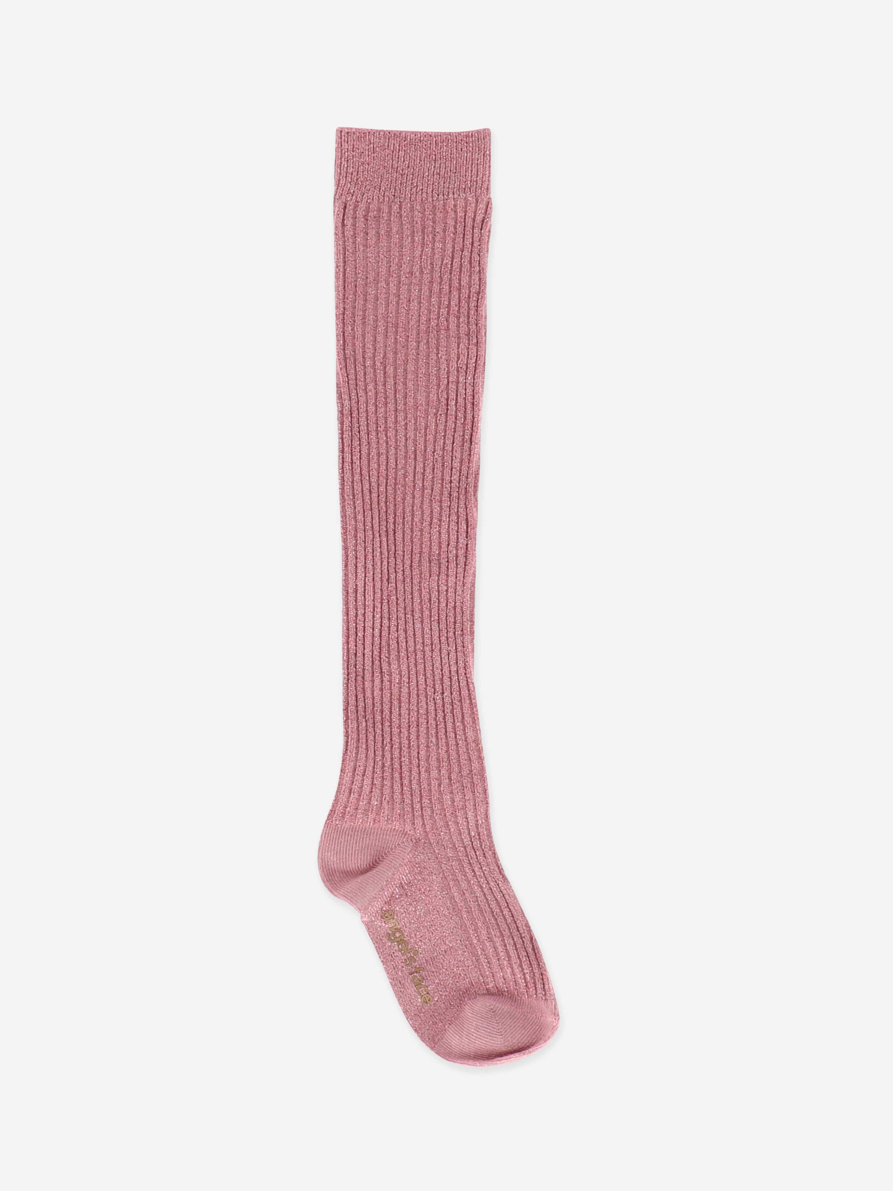 Girls Lucy Sparkle Socks in Pink