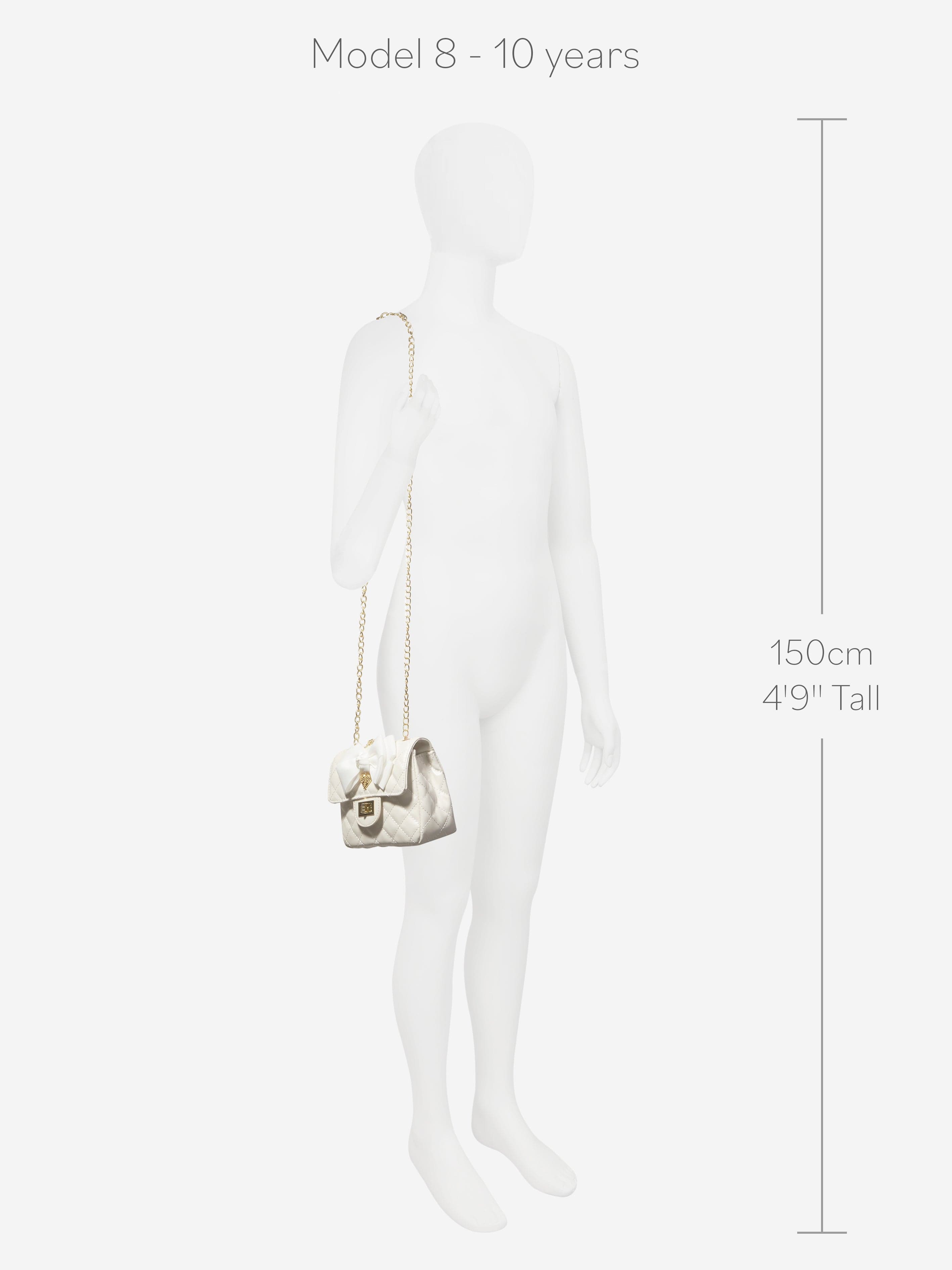 Angels Face Girls Skyla Quilted Shoulder Bag in White