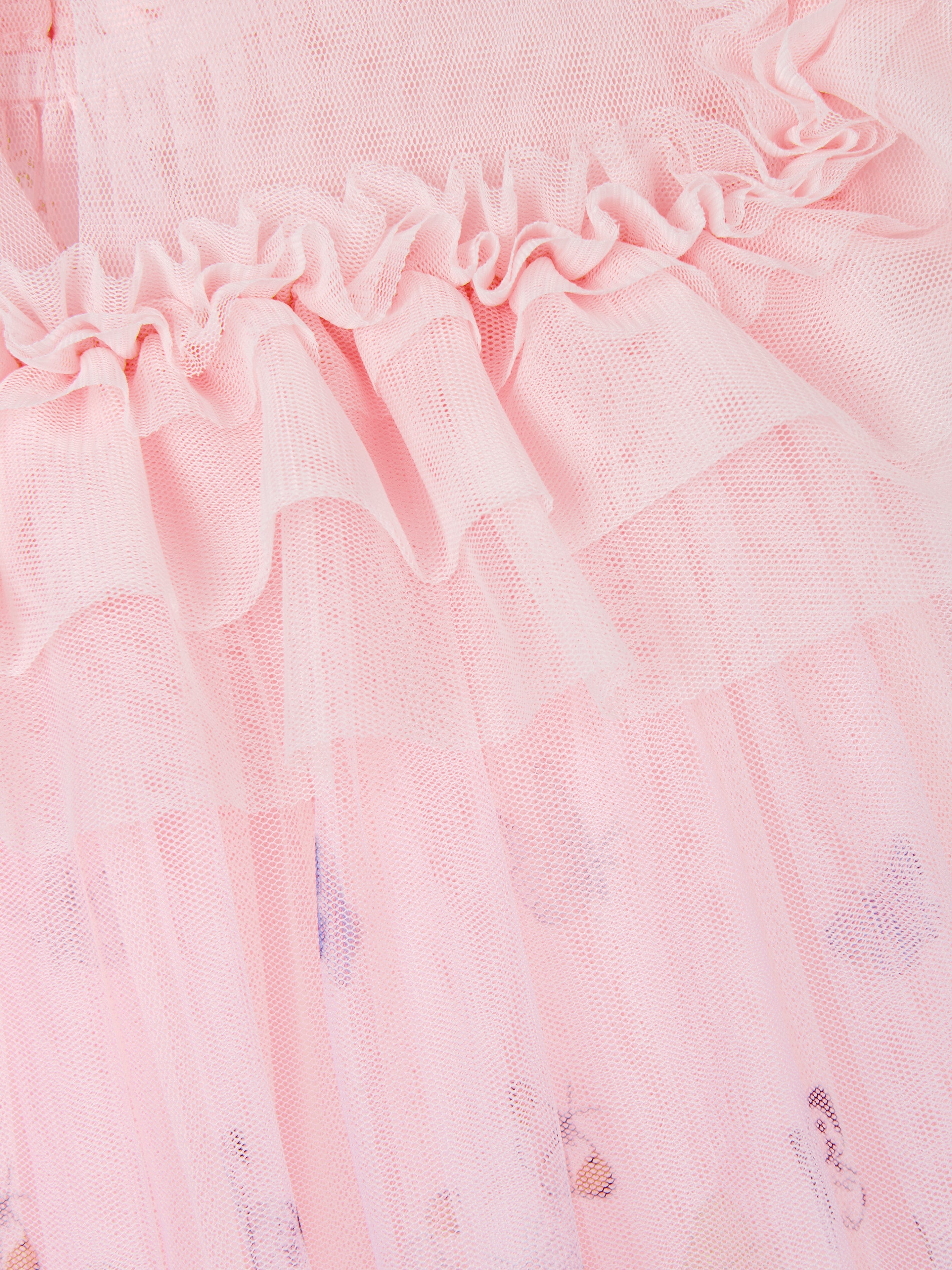 Girls Dominique Bunny Dress in Pink