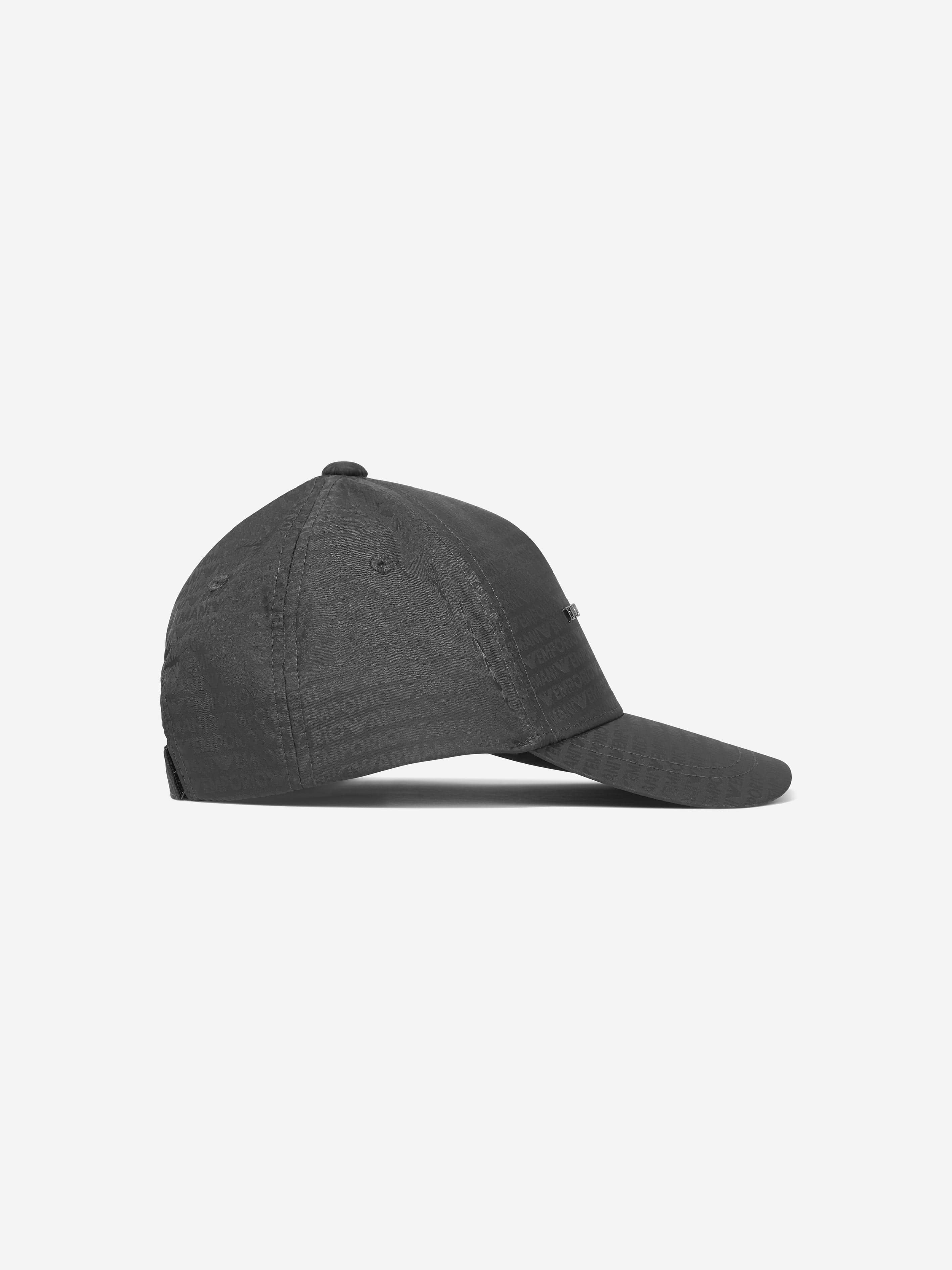 Emporio Armani Boys Logo Baseball Cap in Green