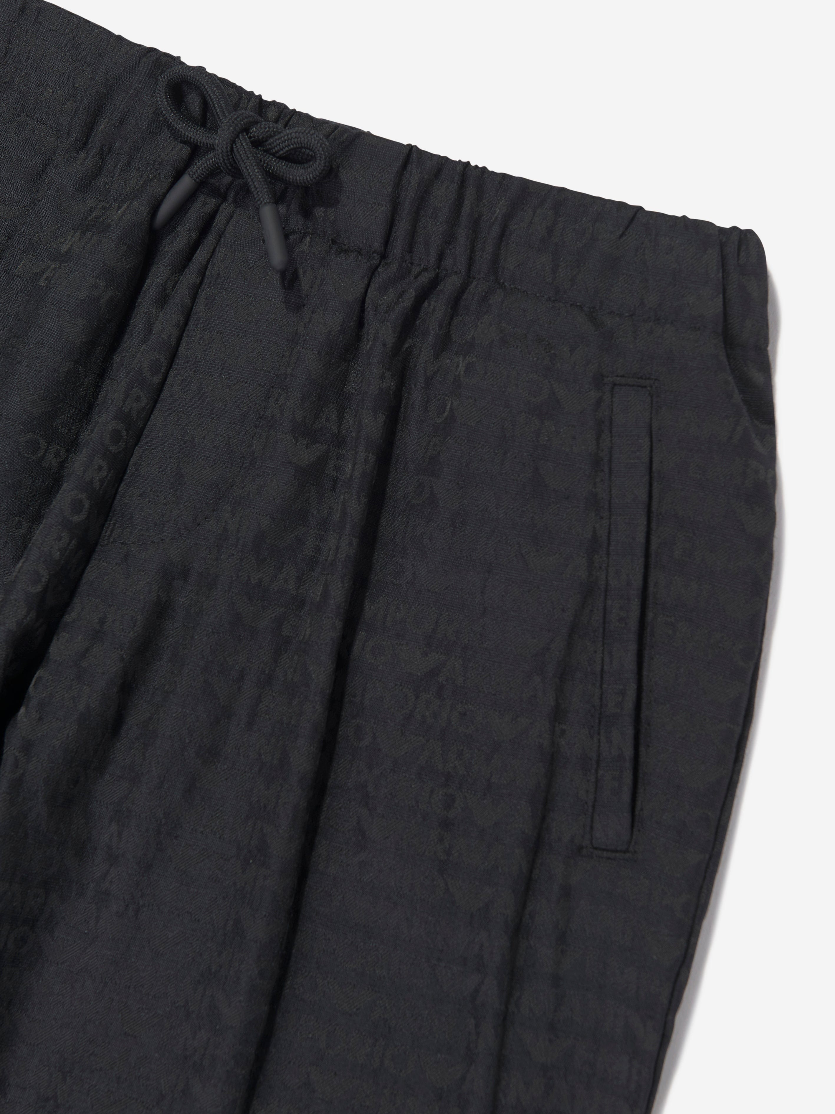 Emporio Armani Boys Branded Trousers in Navy