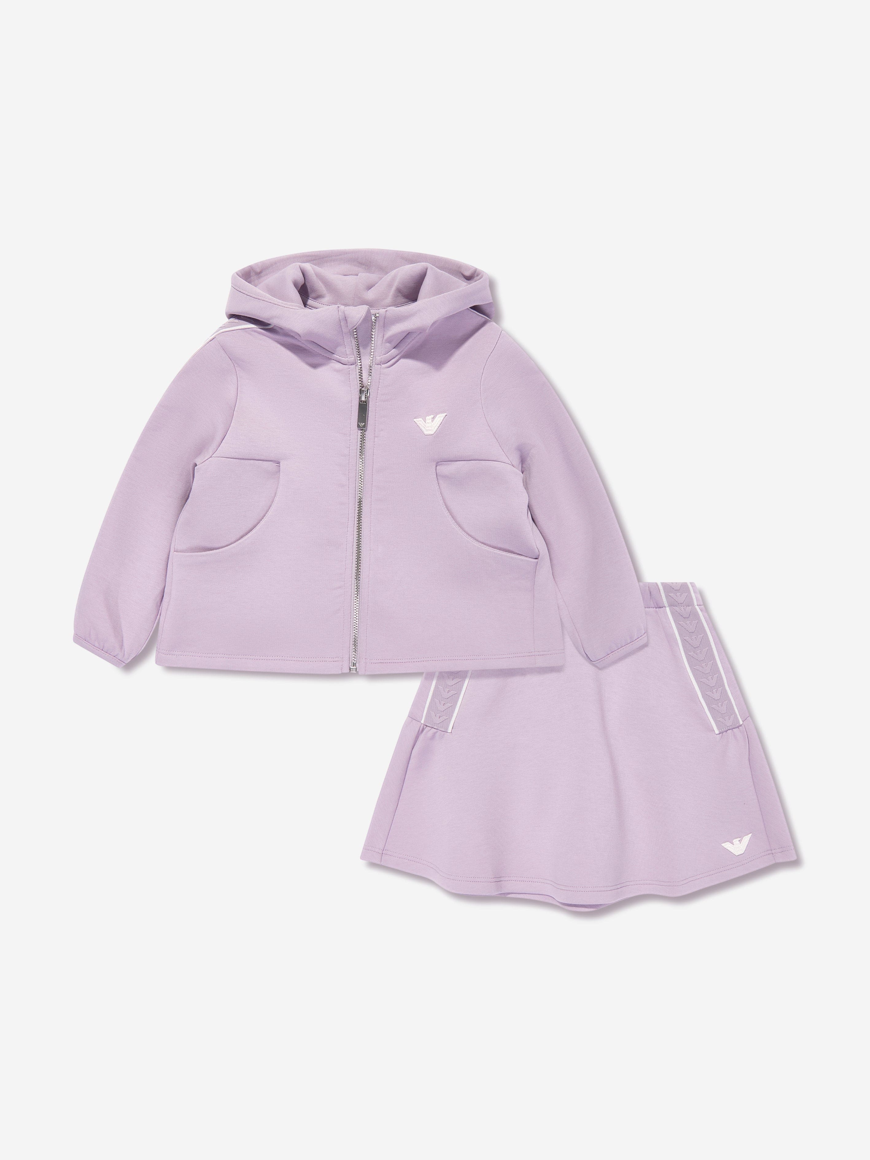 Baby Girls Skirt Set in Purple