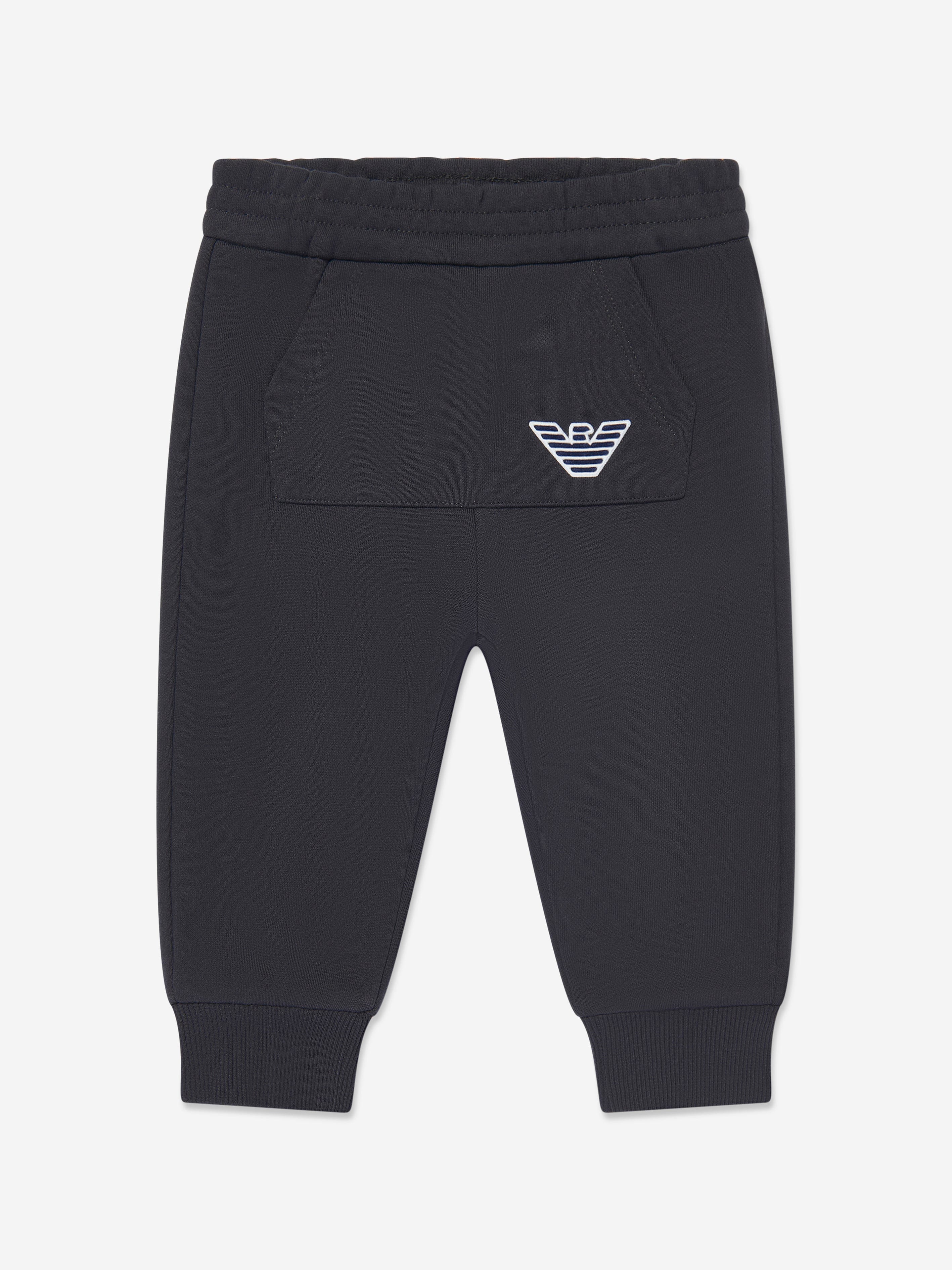 Emporio Armani Baby Boys Logo Tracksuit in Navy