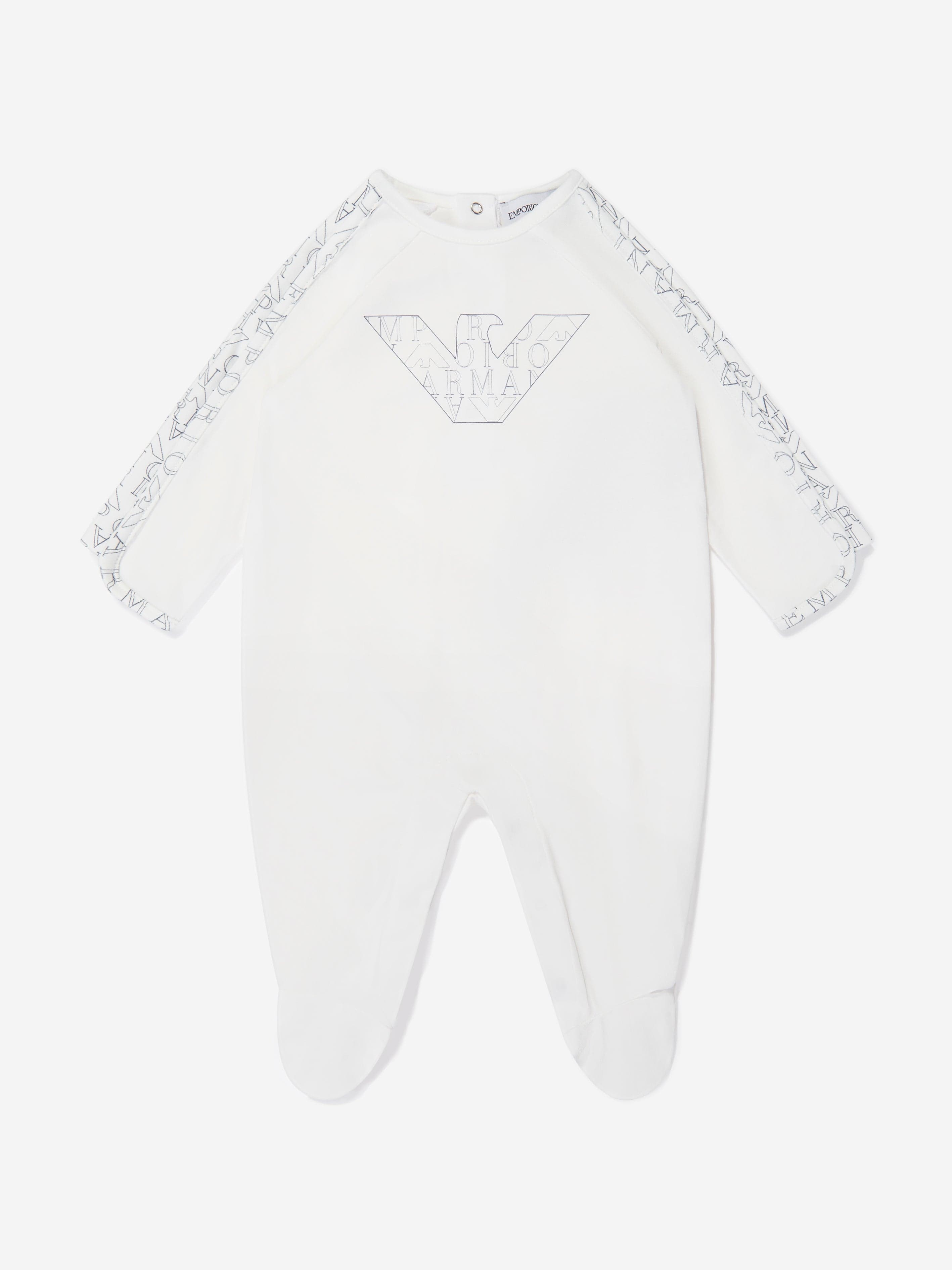 Emporio Armani Baby Boys Babygrow Gift Set in Blue