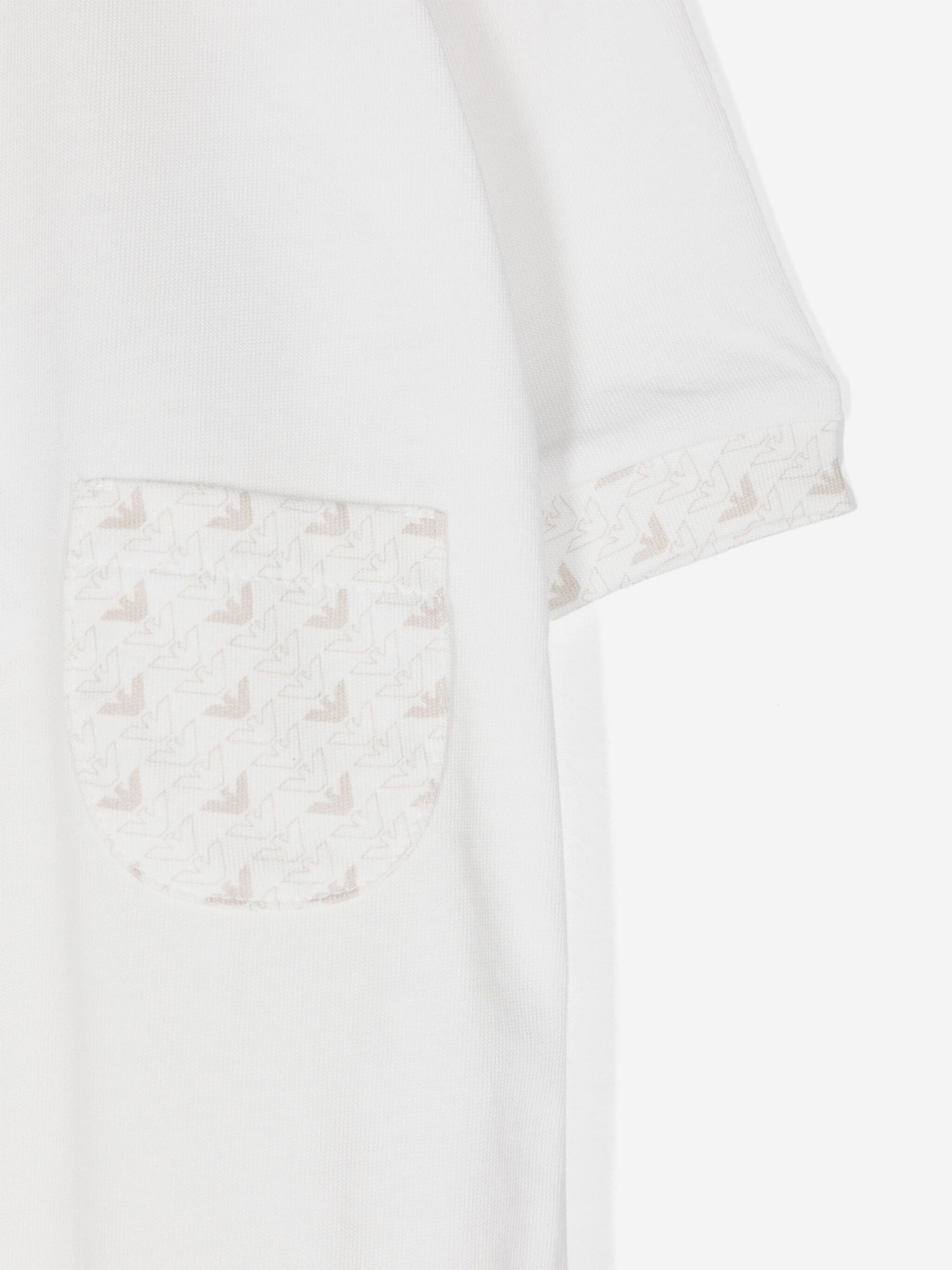 Emporio Armani Baby Logo Babygrow Gift Set in White