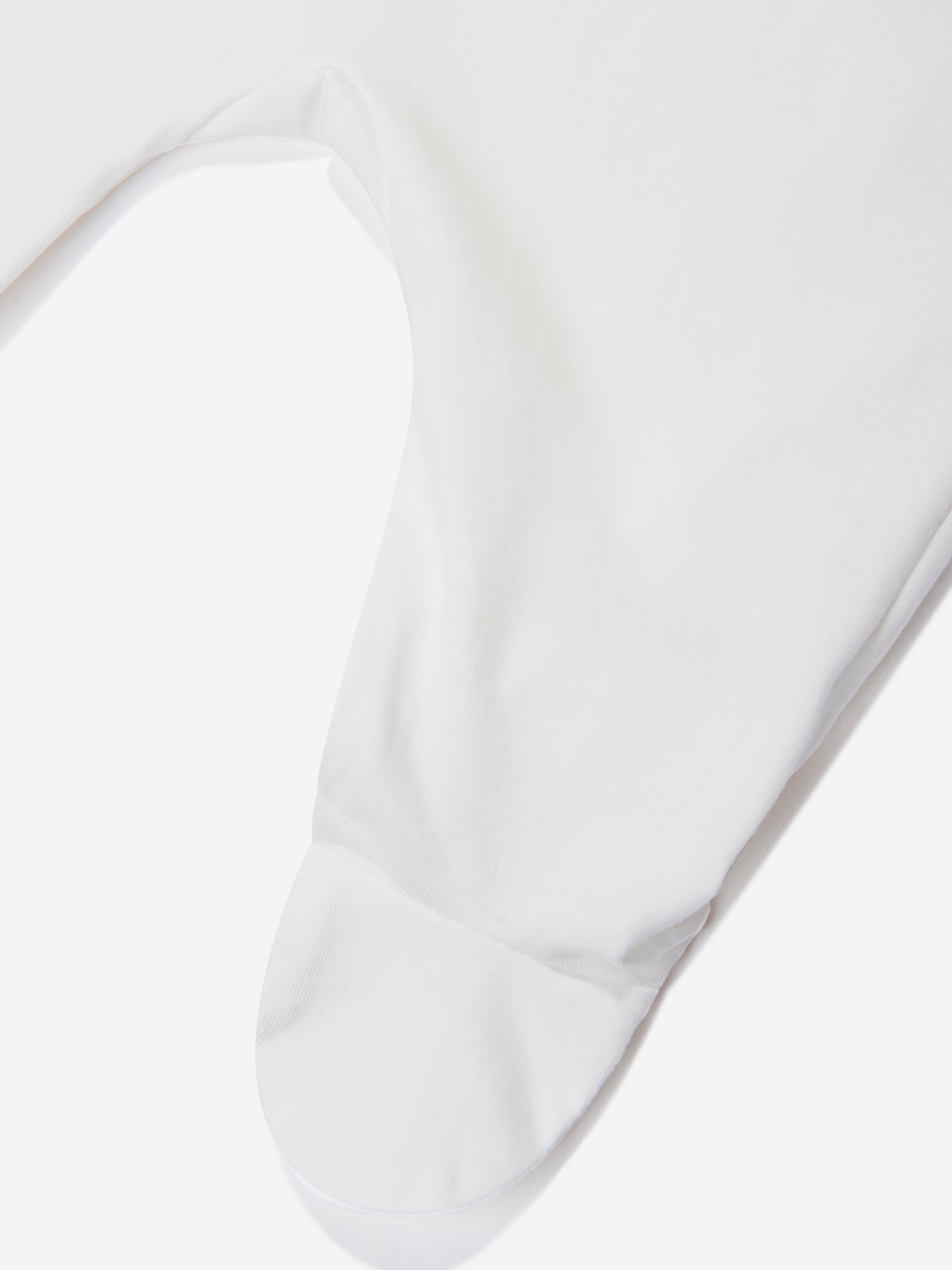 Emporio Armani Baby Logo Babygrow in White