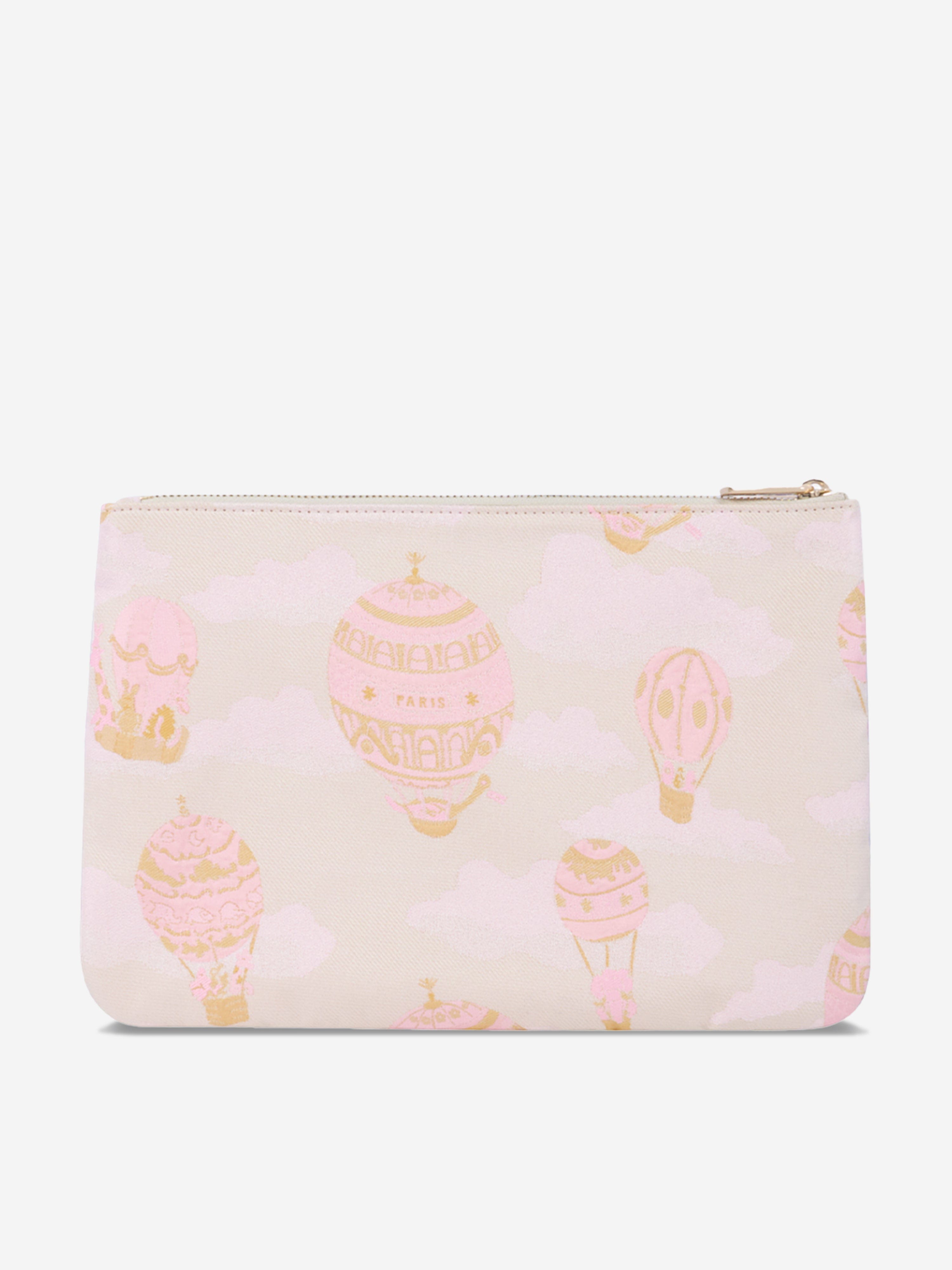 Atelier Choux Baby Girls Hot Air Balloon Pouch in Pink (31cm)
