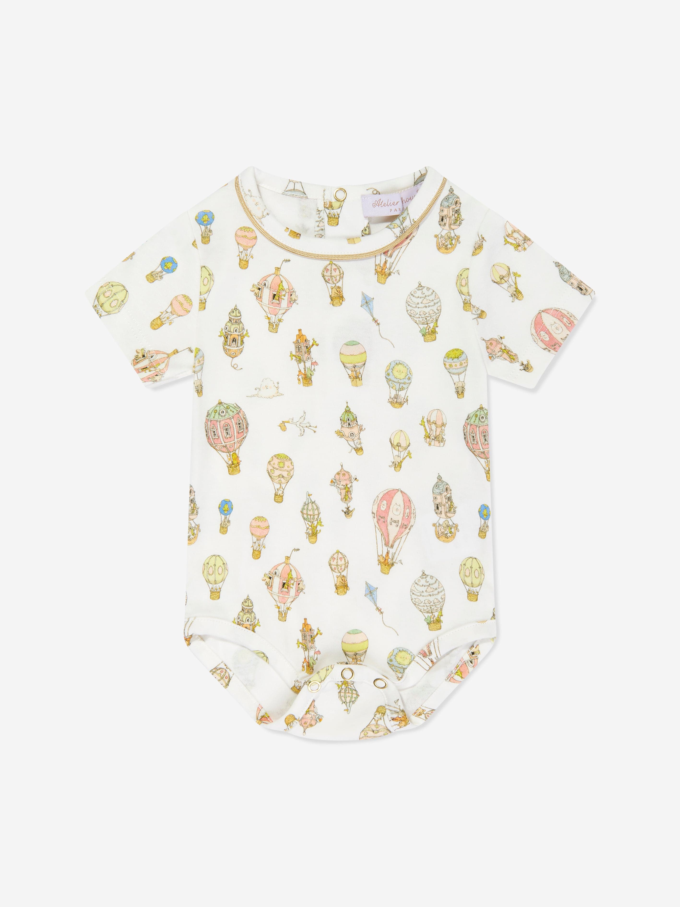 Atelier Choux Baby Carousel Luxury Gift Set in White