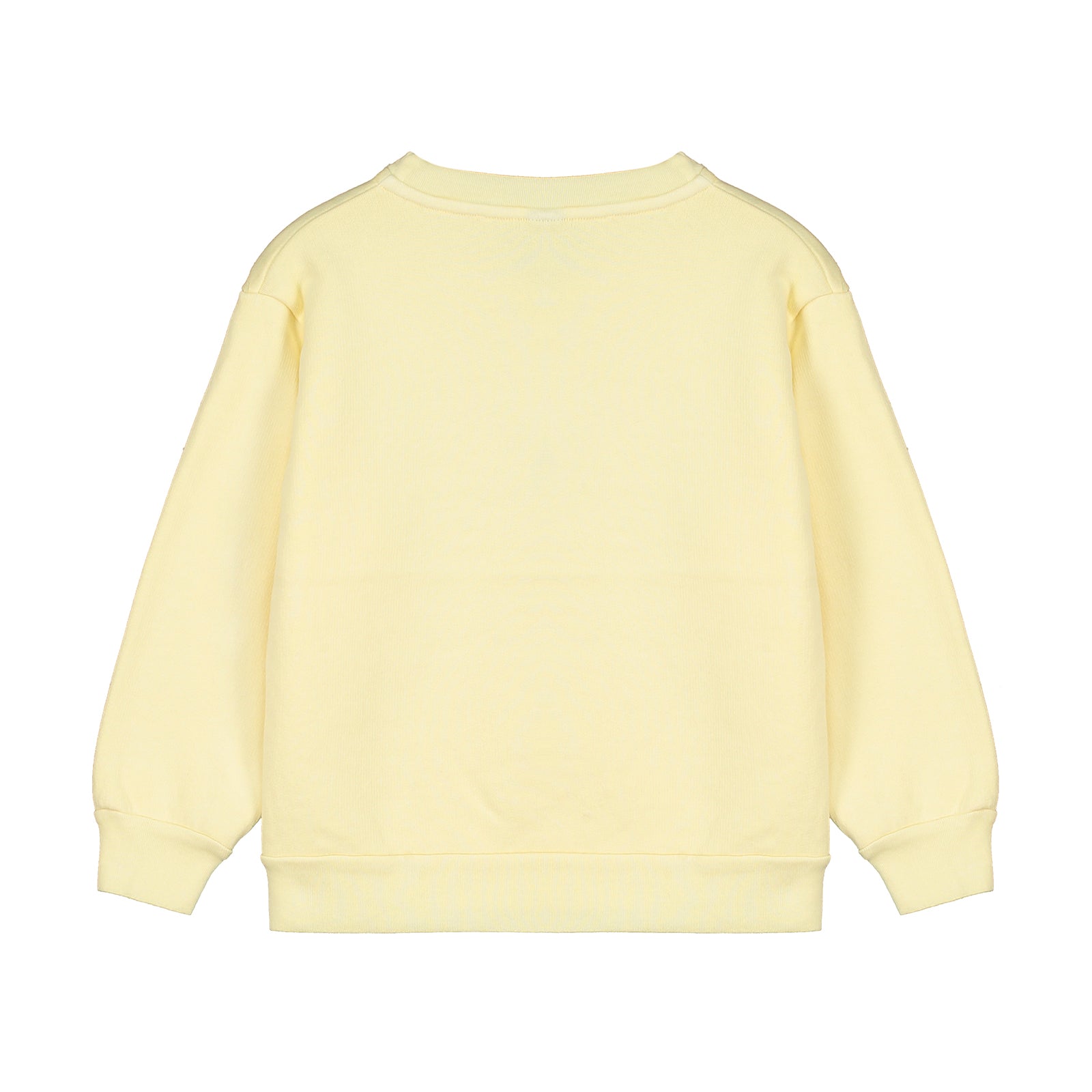 Boys & Girls Yellow Logo Cotton Sweatshirt