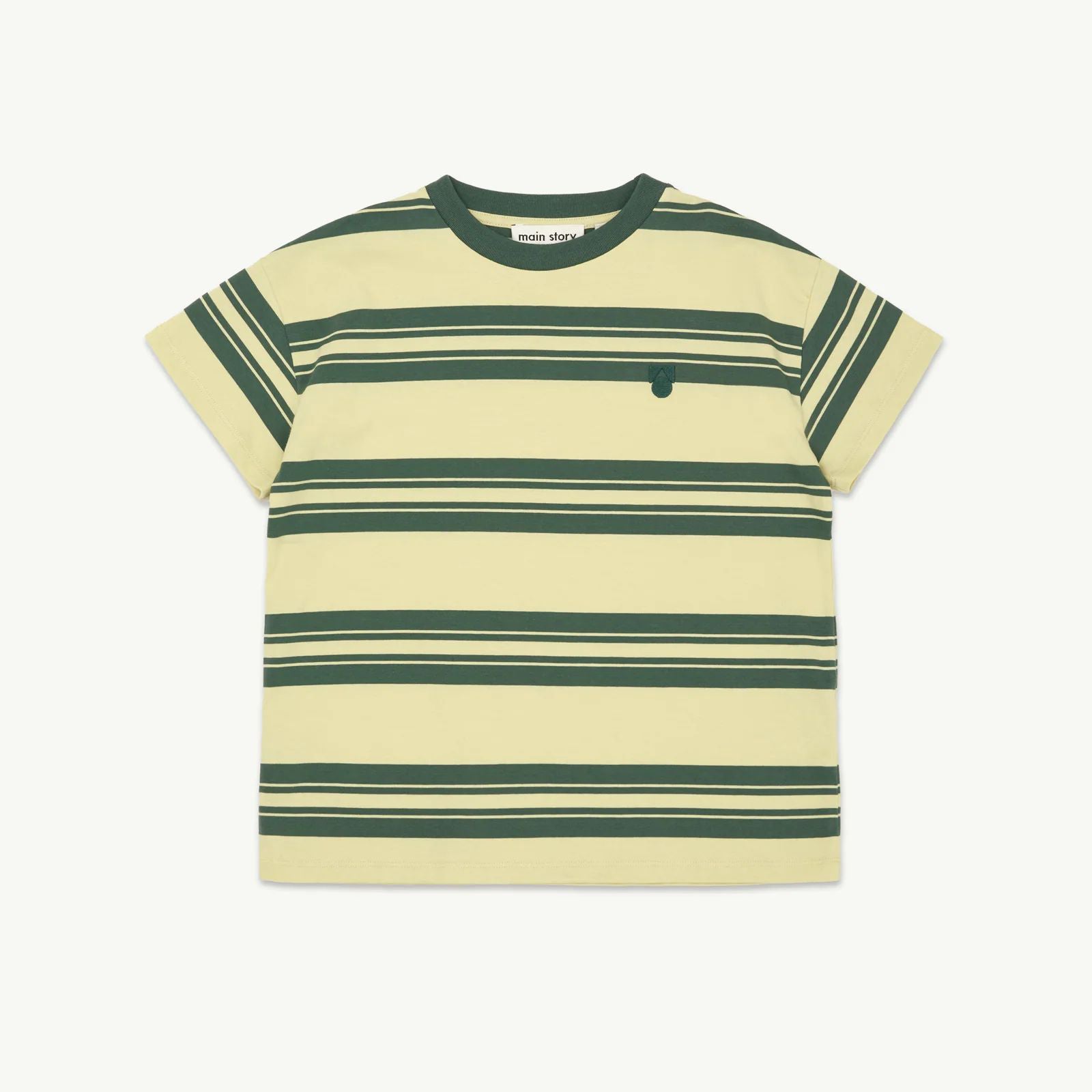 Boys & Girls Yellow Stripes Cotton T-Shirt