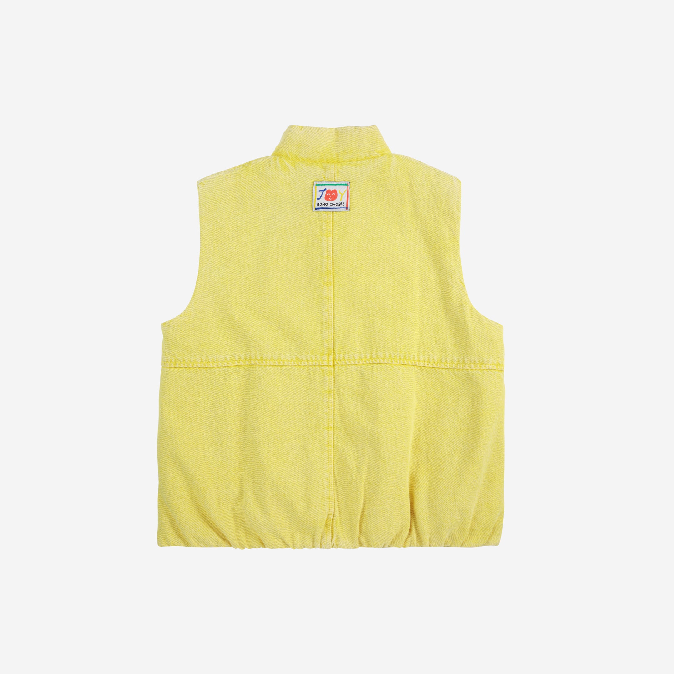 Boys & Girls Yellow Embroidery Gilet