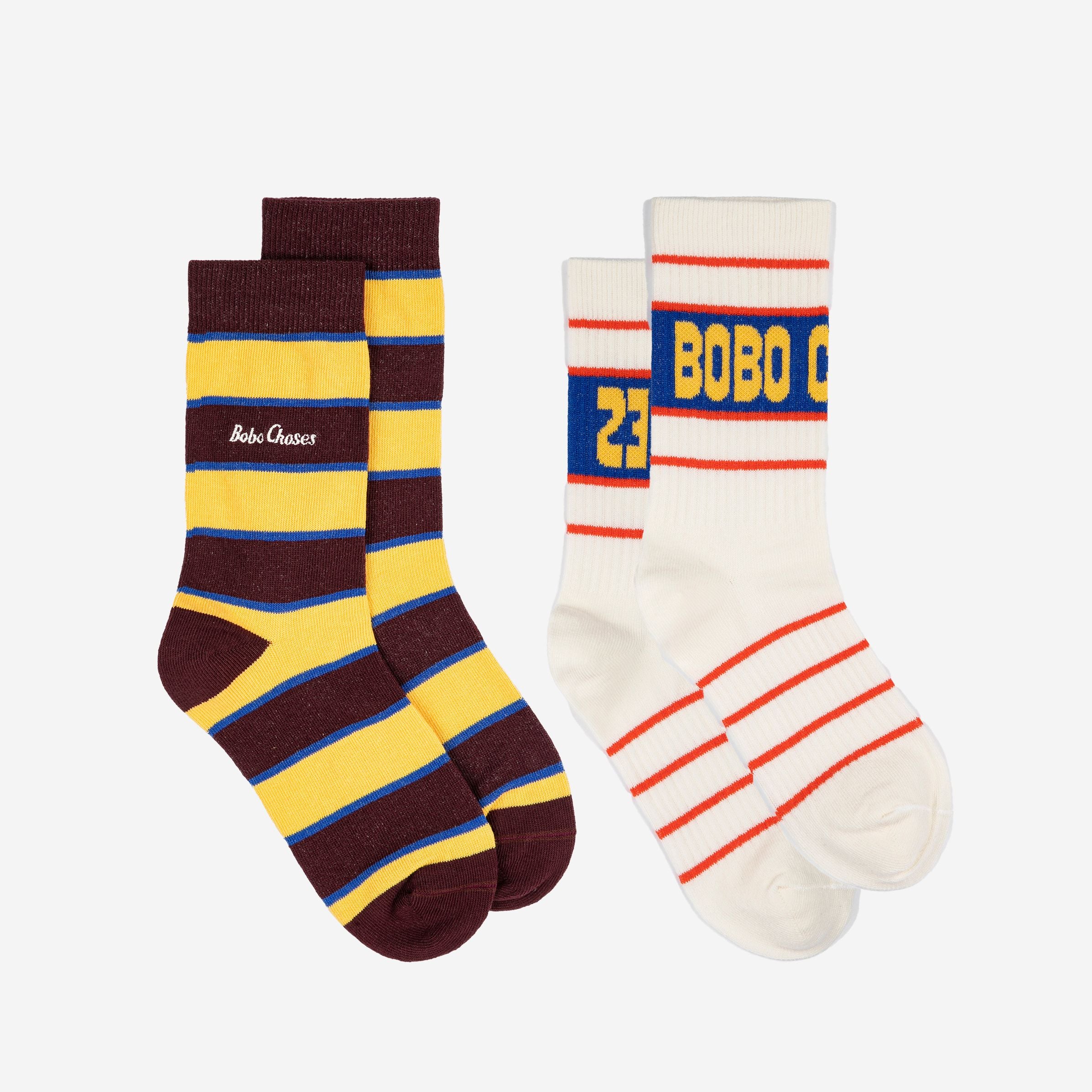 Boys & Girls Multicolor Cotton Socks Set(2 Pack)