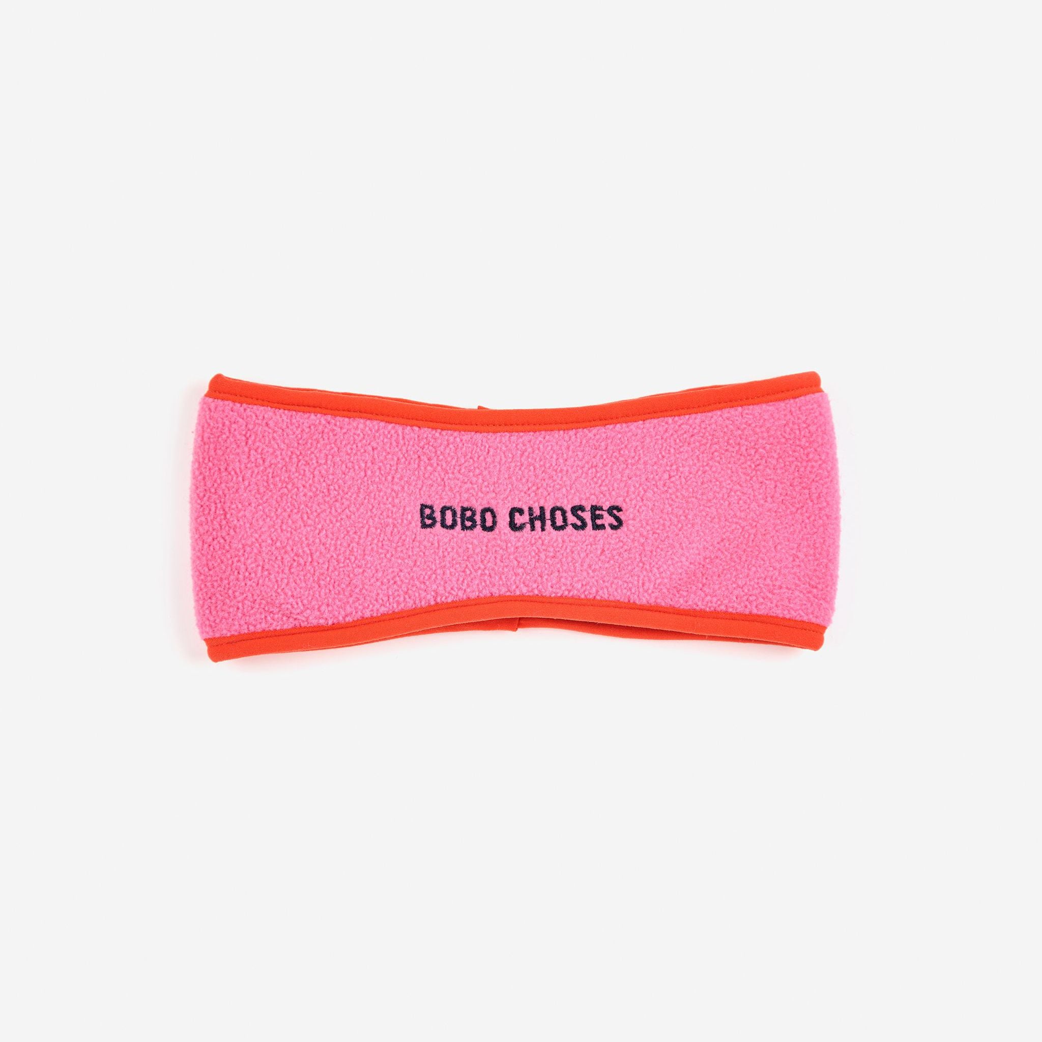 Girls Pink Embroidered Logo Headband