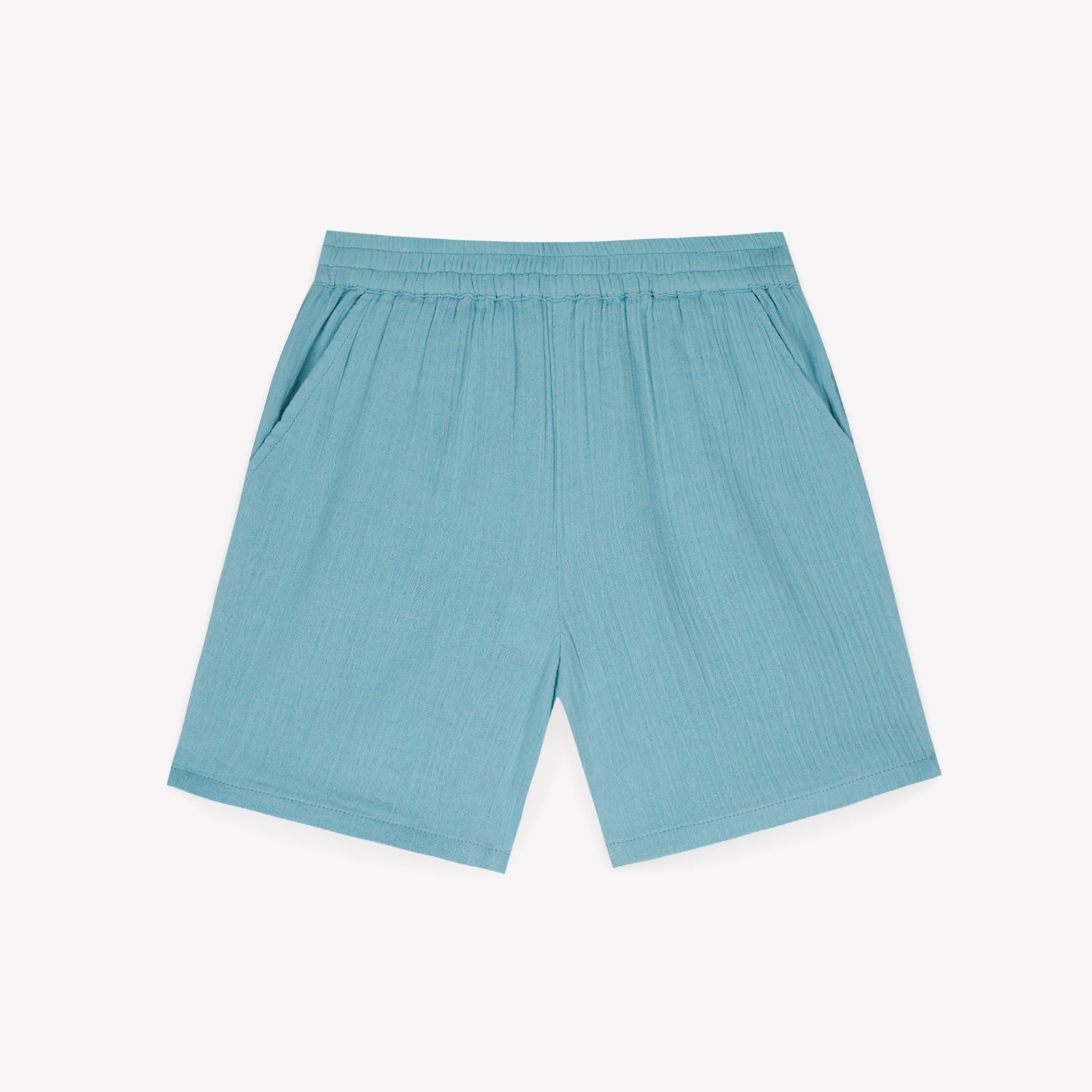 Boys & Girls Blue Cotton Shorts