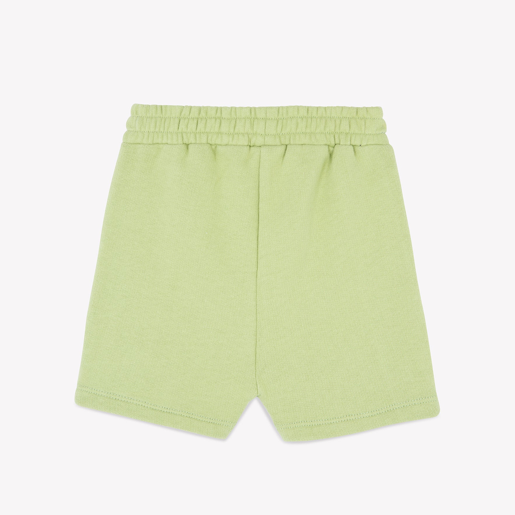 Baby Boys & Girls Green Cotton Shorts