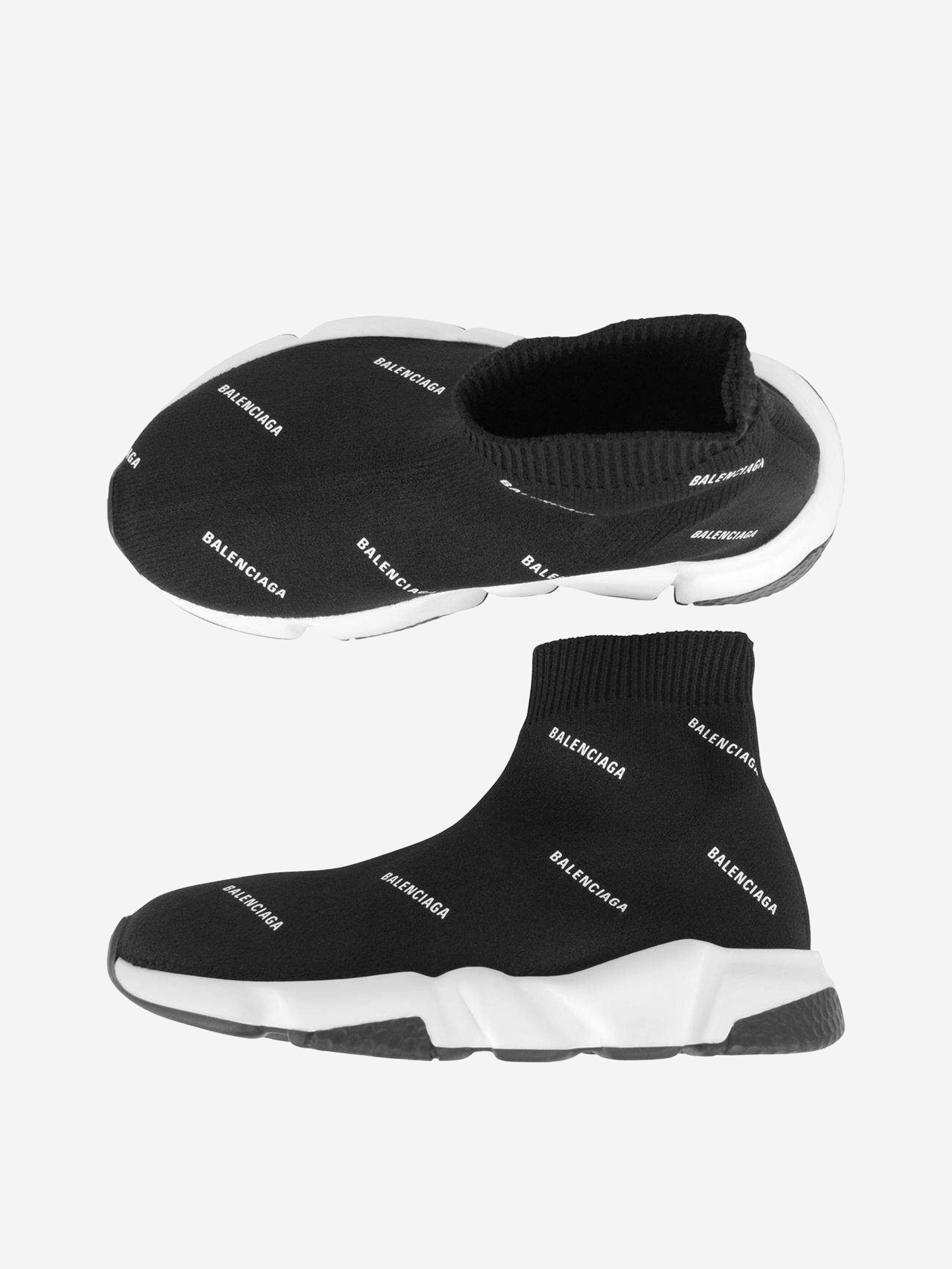 Balenciaga Logo Print Speed Trainers