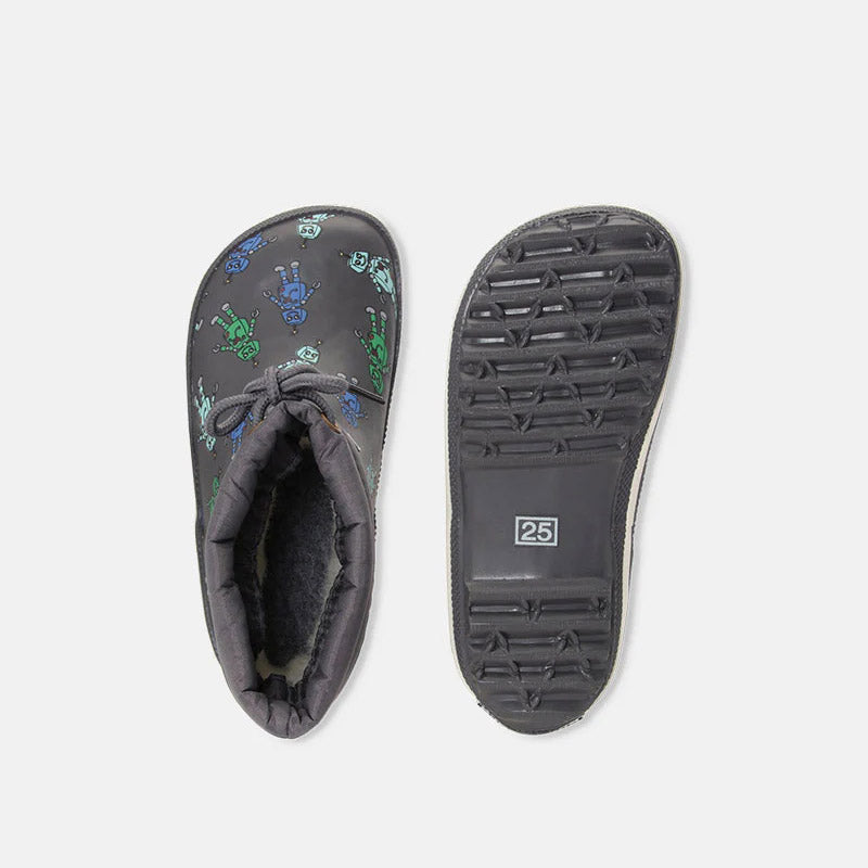 Boys & Girls Grey "Cirro Low Warm" Rain Shoes