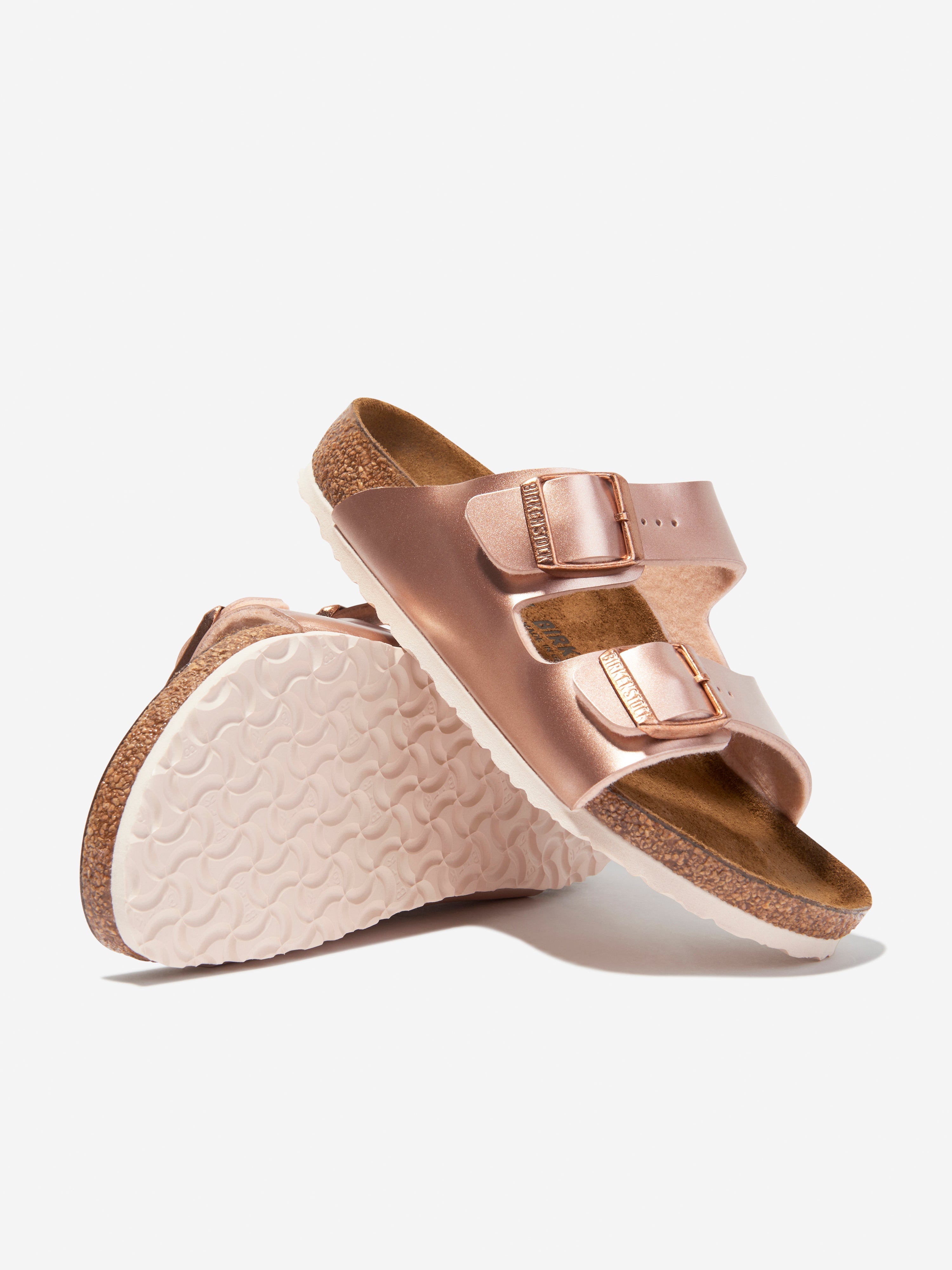 Girls Arizona Sandals in Copper