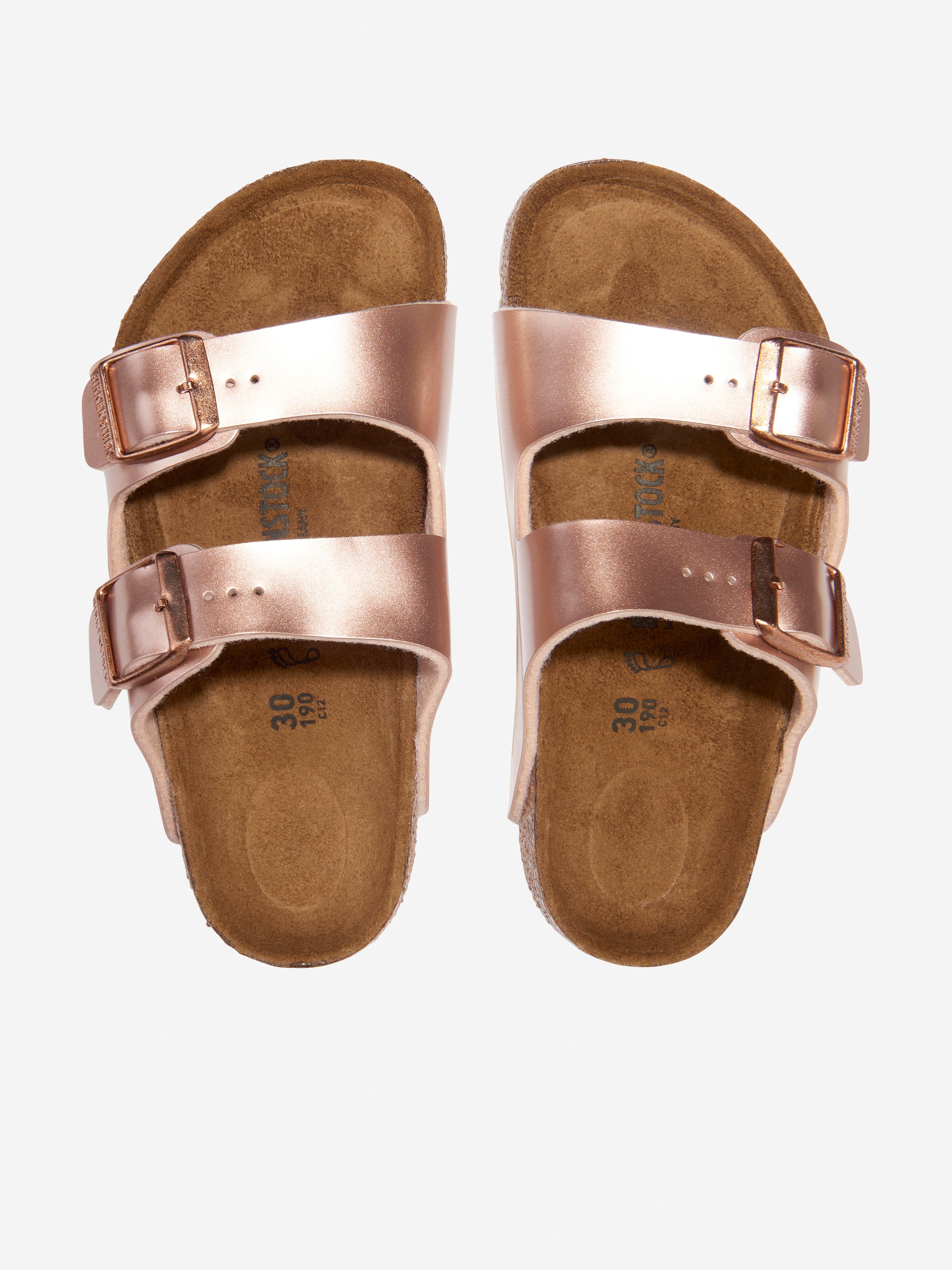 Girls Arizona Sandals in Copper