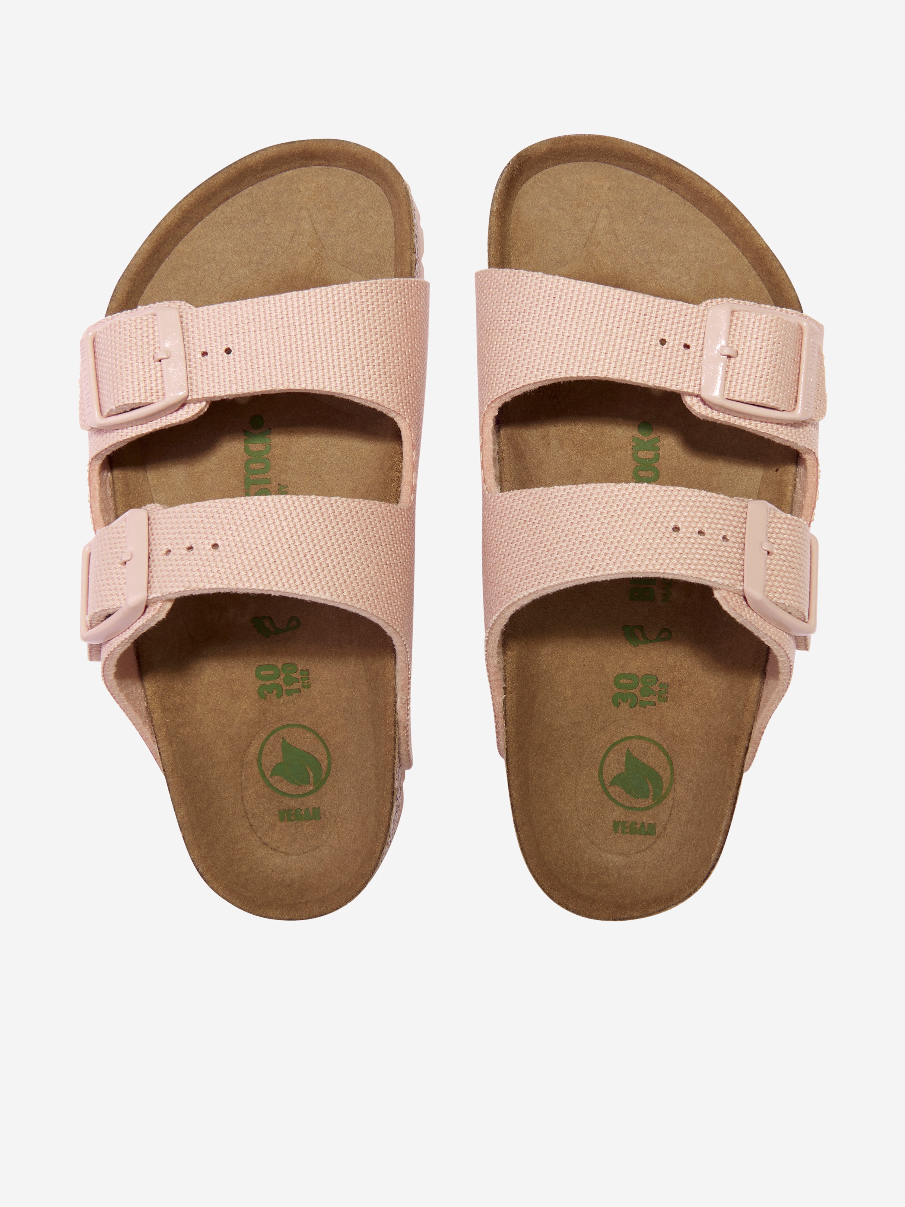 Girls Arizona TEX Canvas Sandals in Pink
