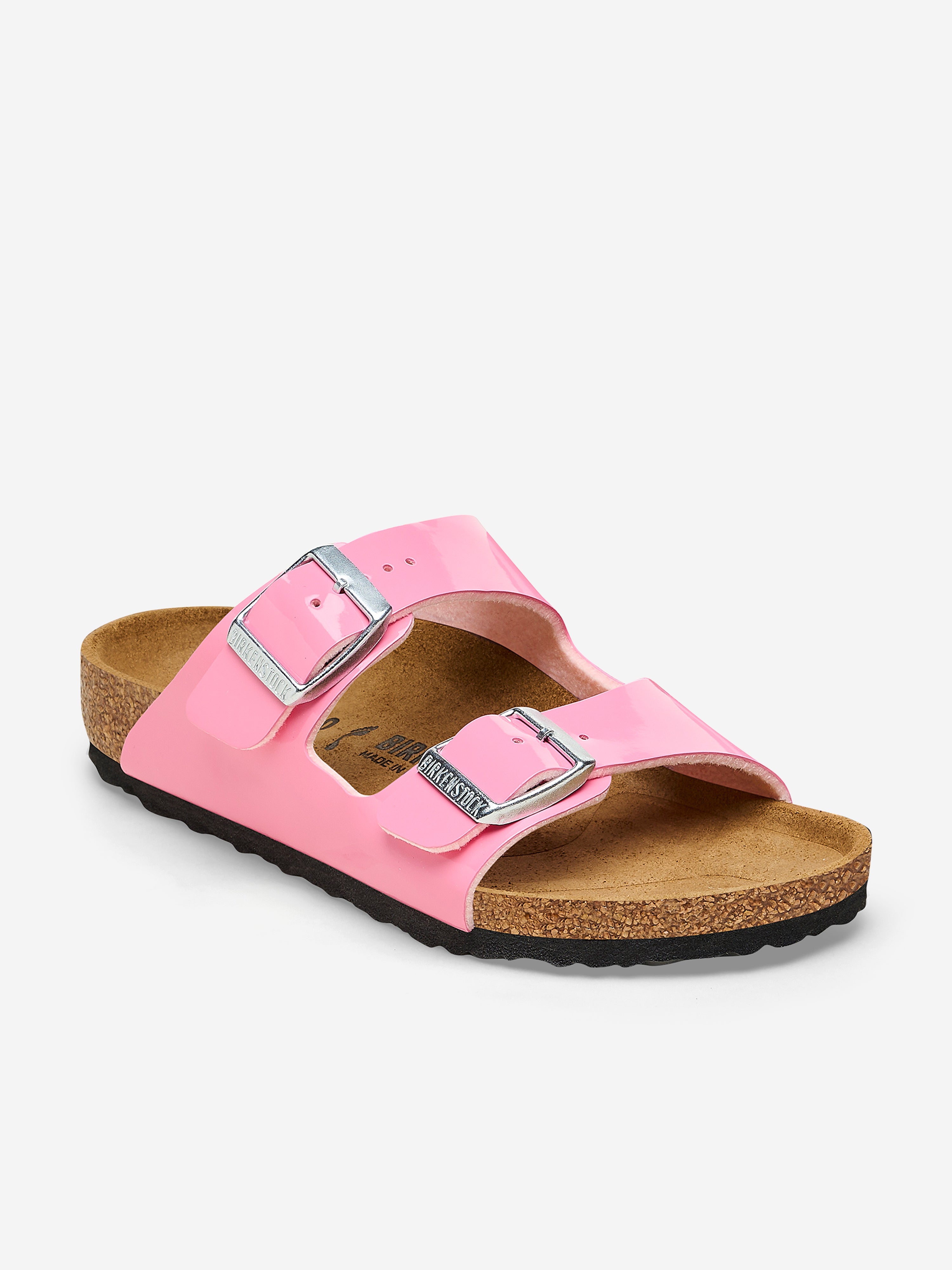 Girls Arizona Classic Patent Sandals in Pink