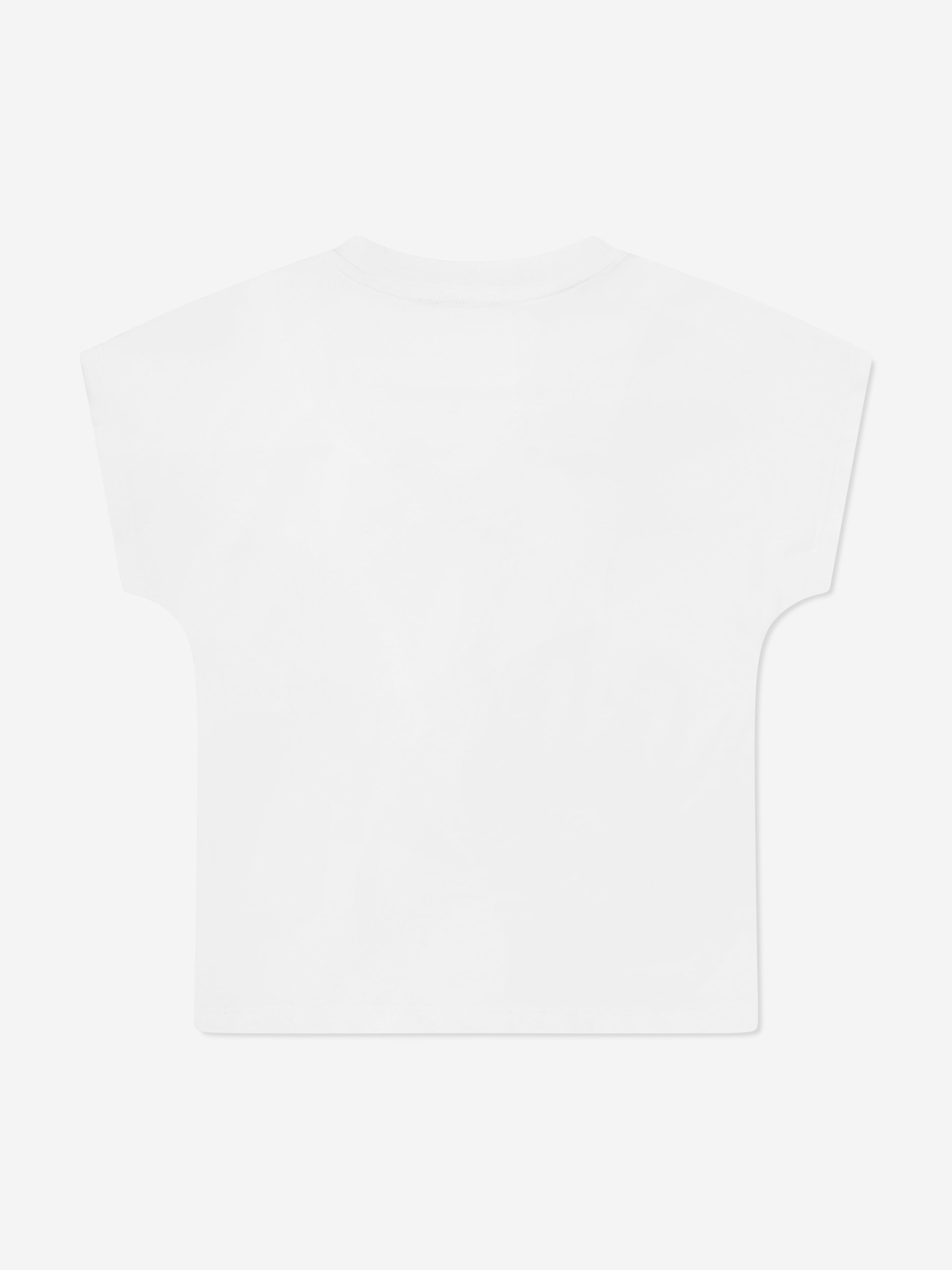 Balmain Girls Logo T-Shirt in White