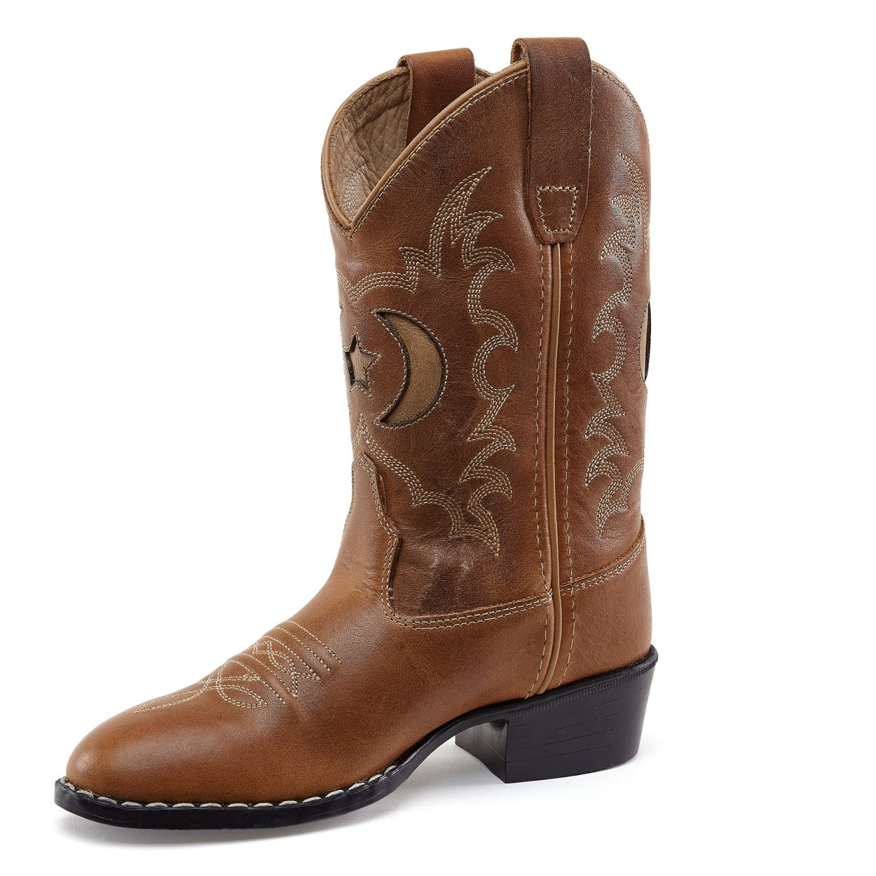 Girls Brown Cowboy Boots