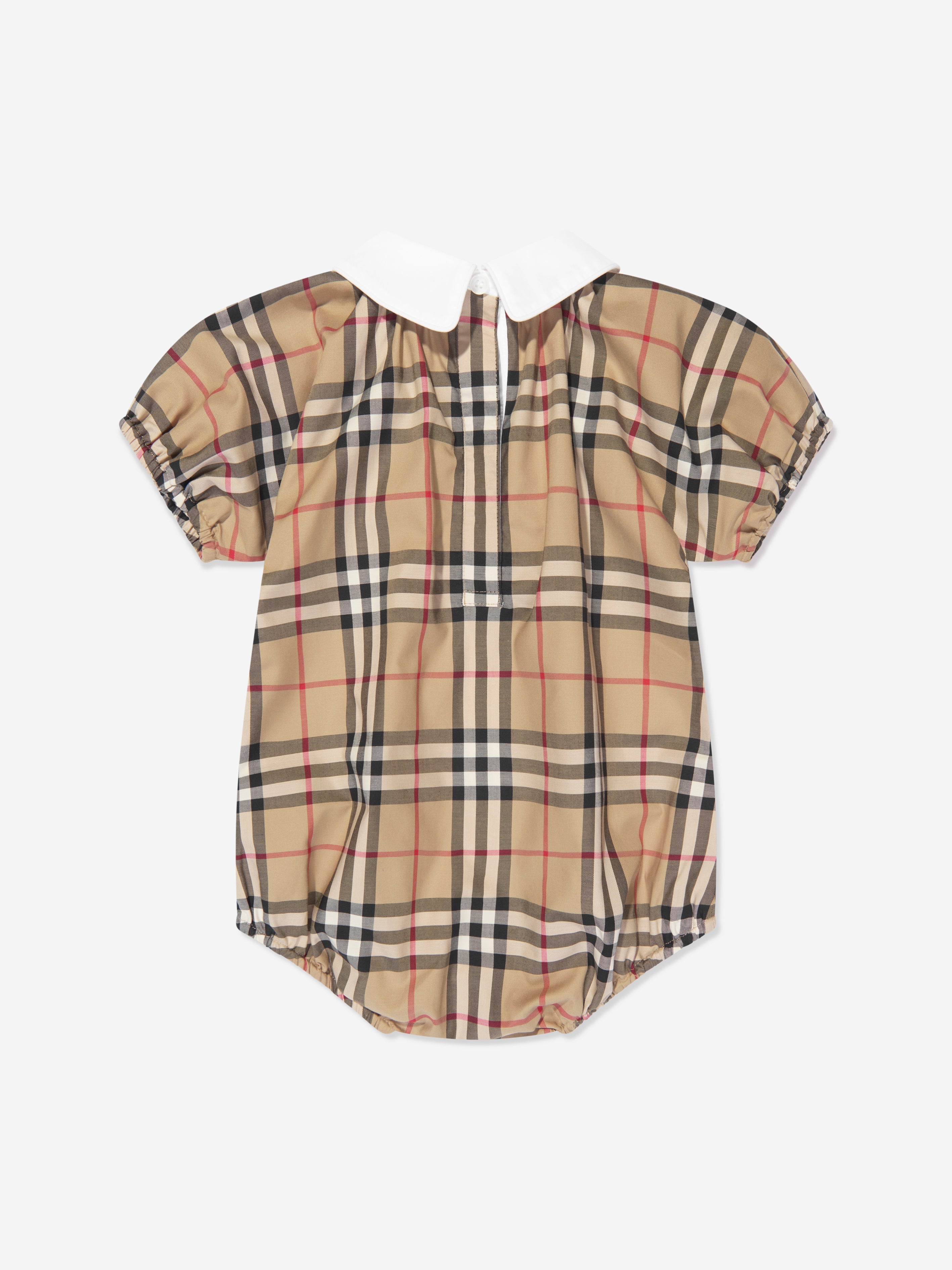 Baby Odessa Bodysuit in Archive Beige Check