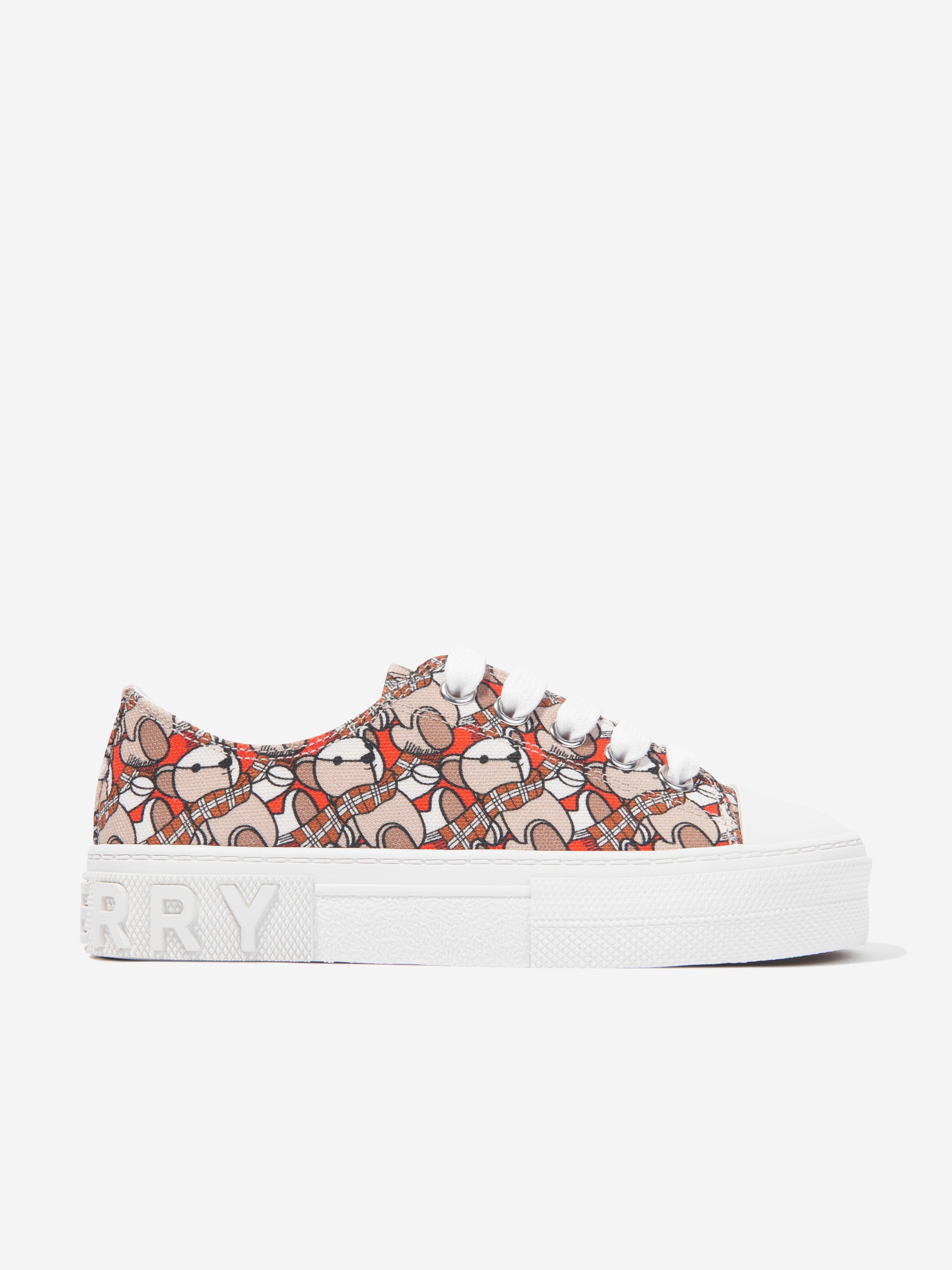 Kids Mini Jack Bear Trainers in Beige
