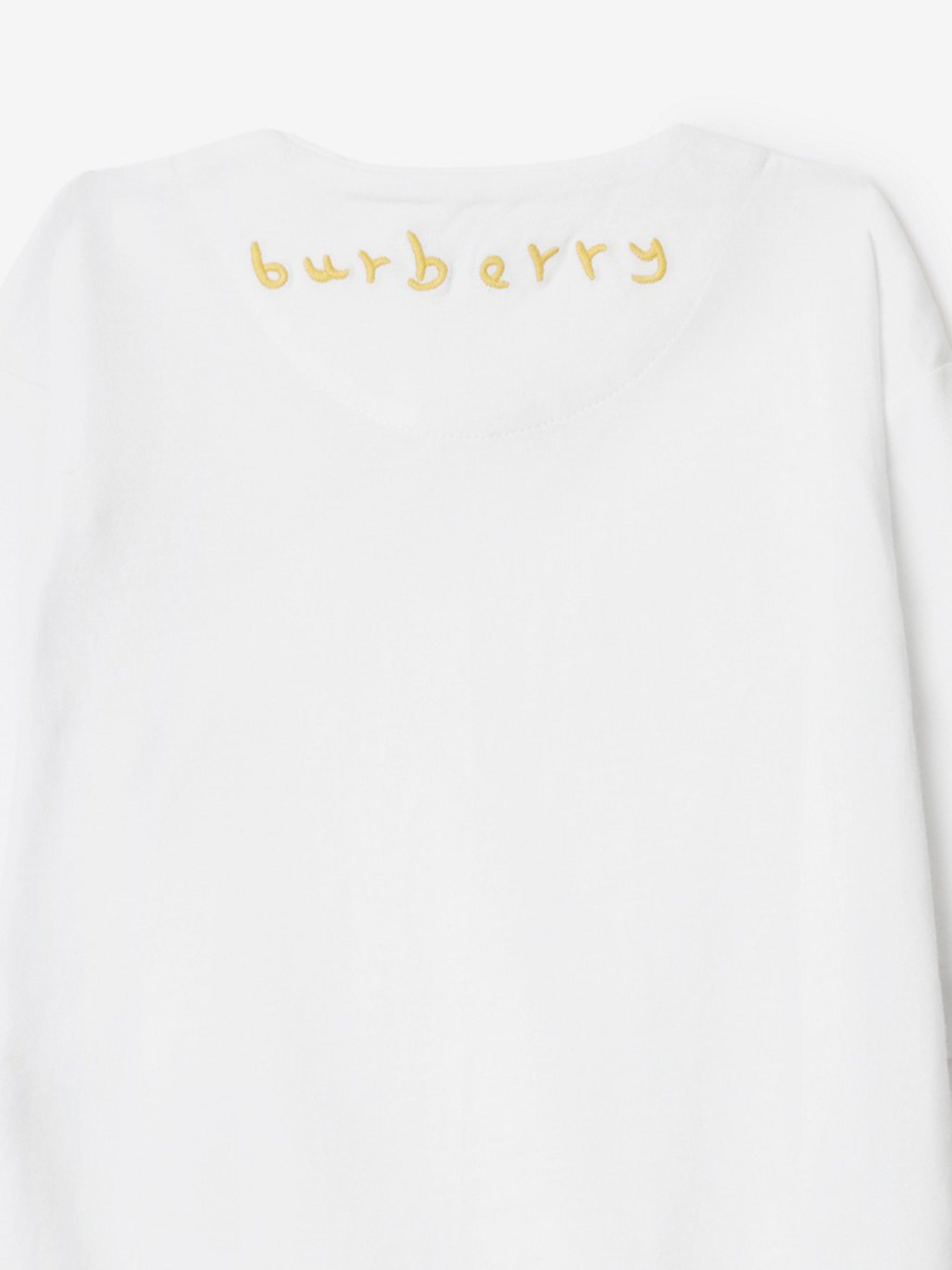 Baby Rizzo Duck Babygrow in White