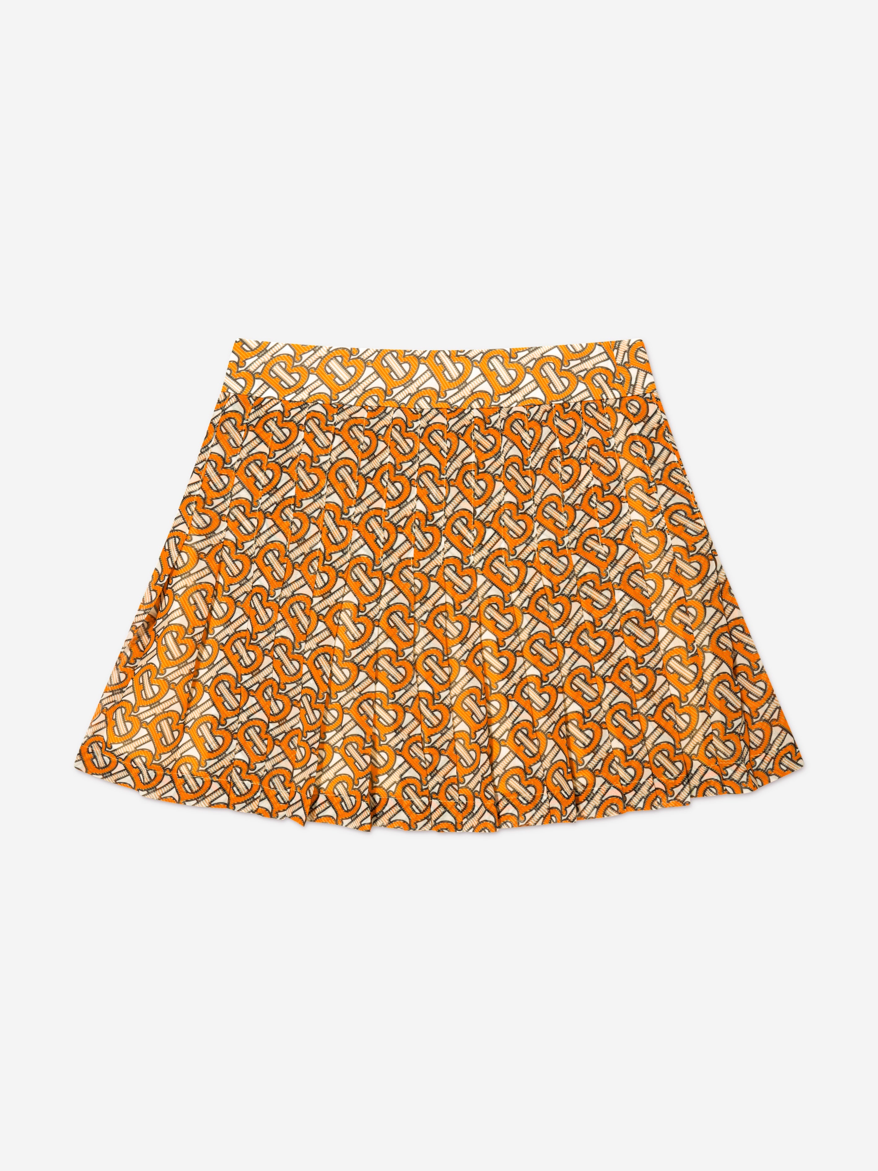 Girls Camila Monogram Skirt