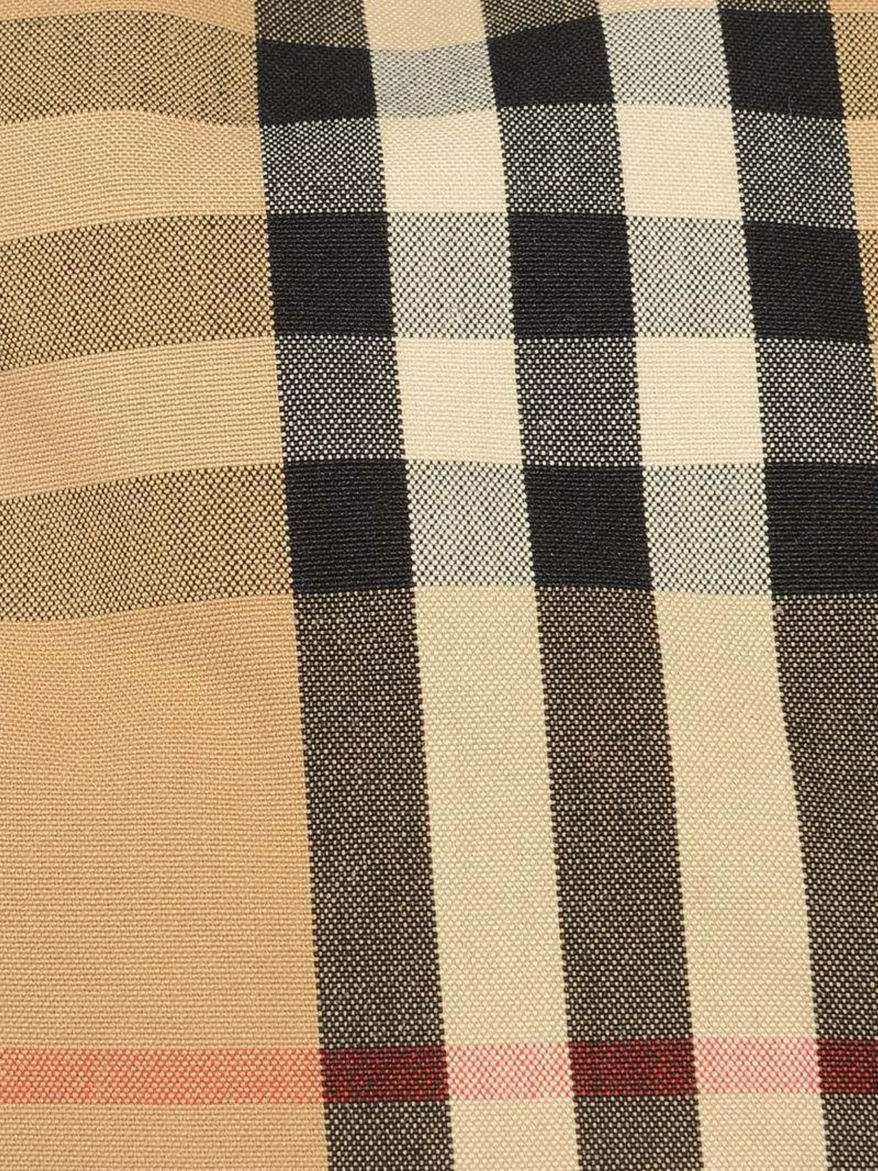 Burberry Beige Check Cotton Cap
