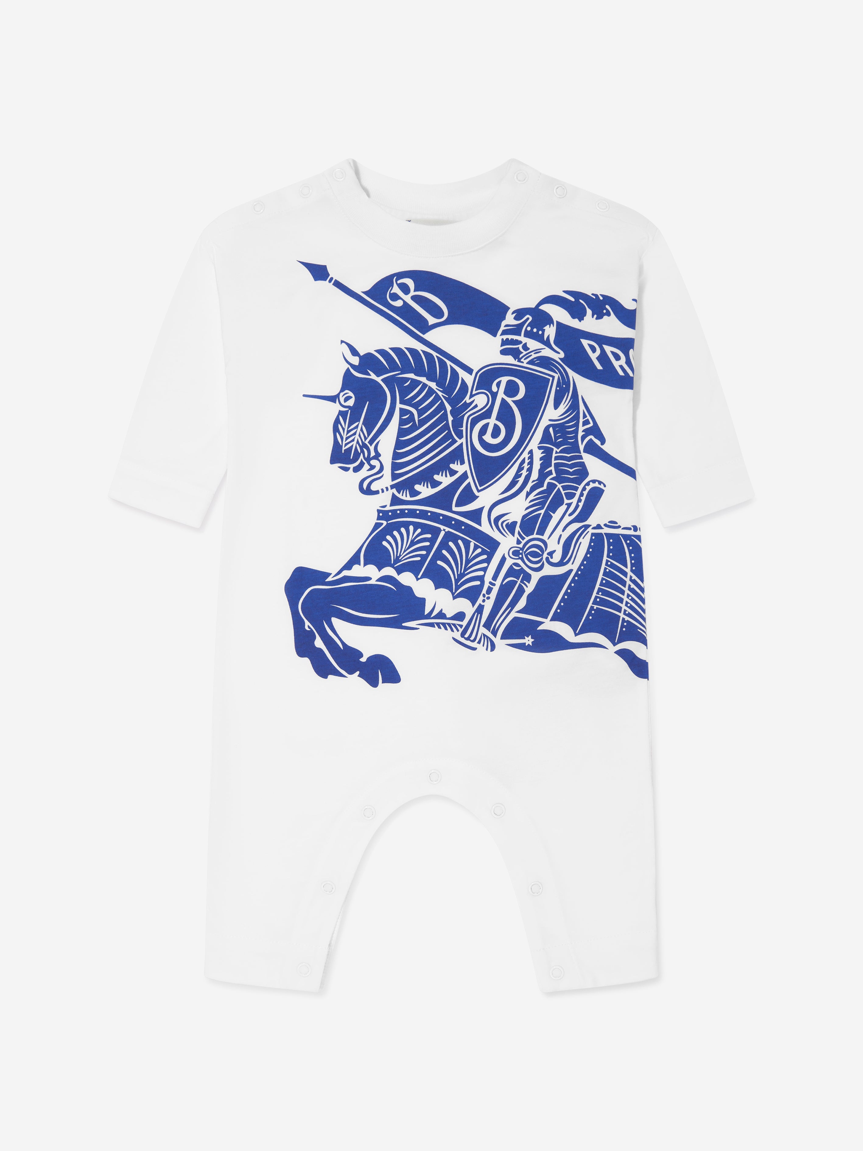 Baby EKD Casey Romper in White