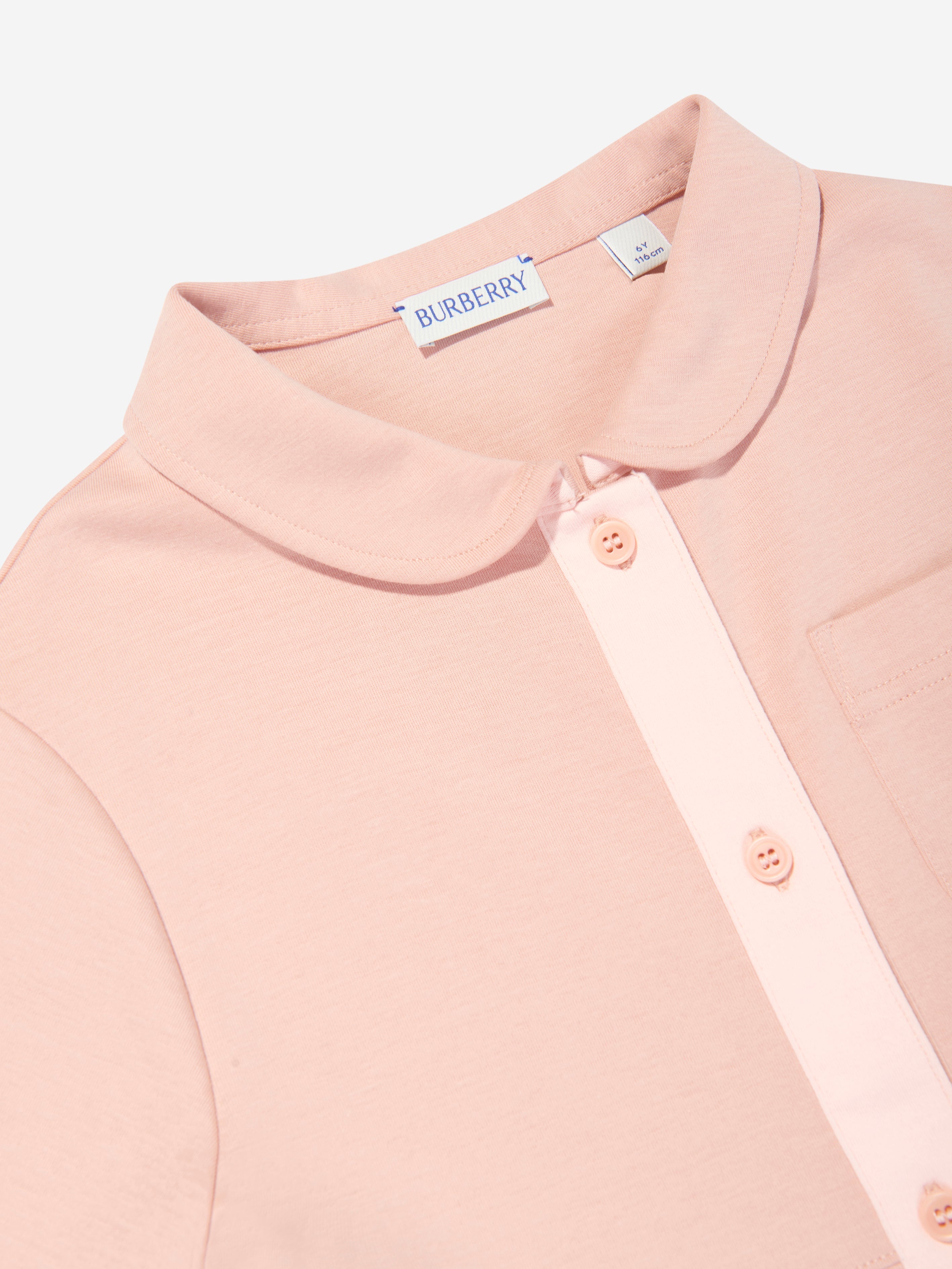 Girls Romola Shirt Dress in Pink