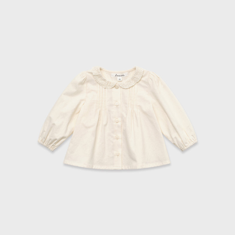 Baby Girls Cream Cotton Blouse