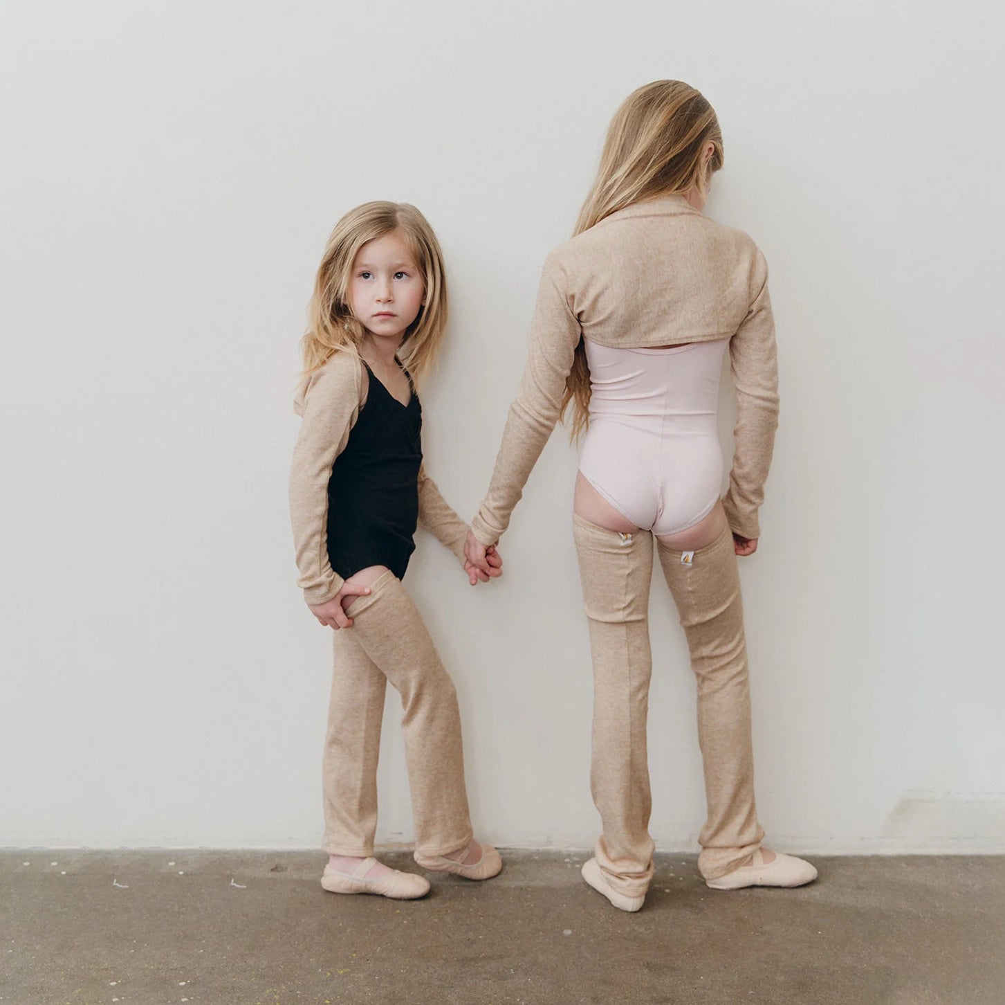 Girls Oatmeal Ballet Leg Warmers(Biscotti - KIDS leg warmers)