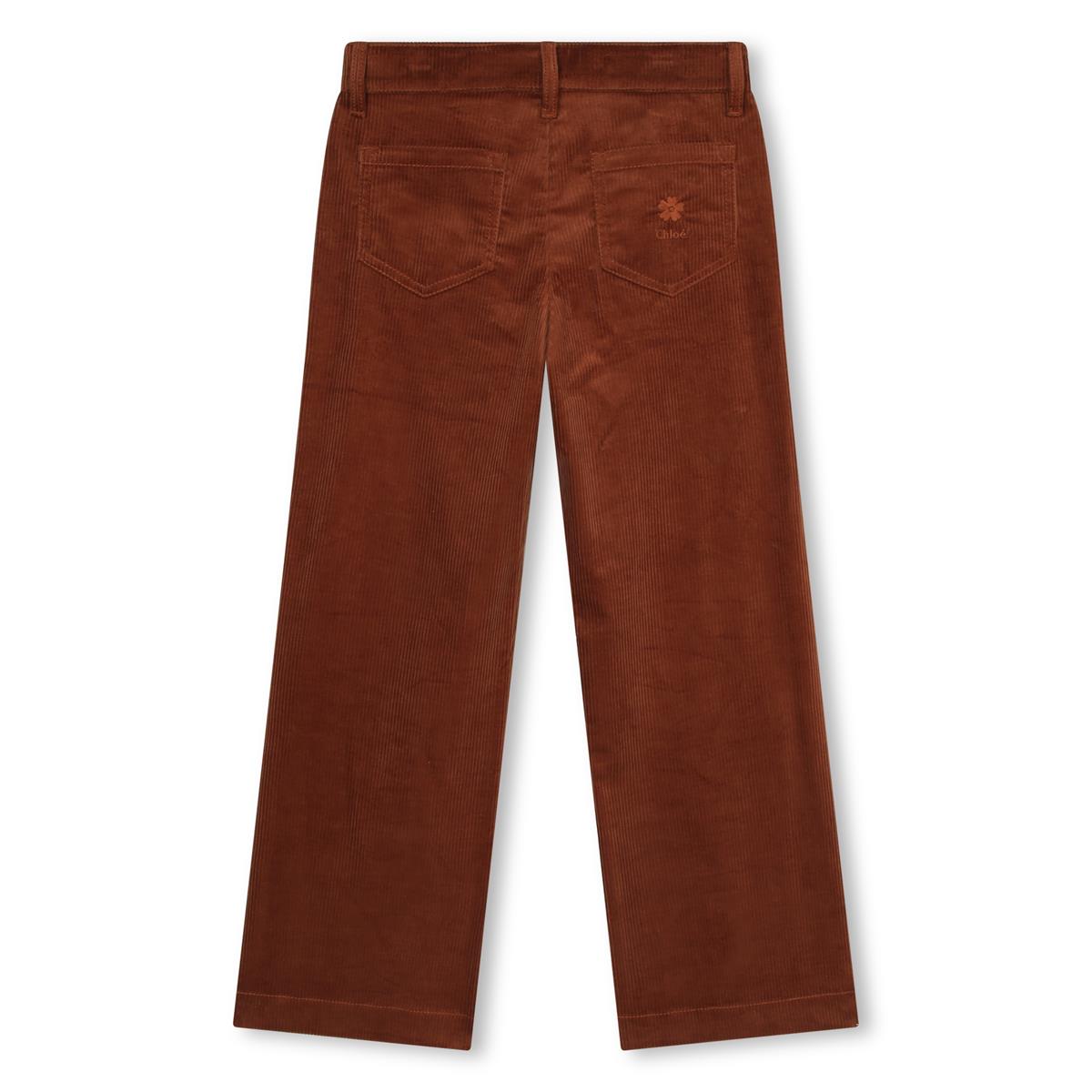 Girls Brown Trousers